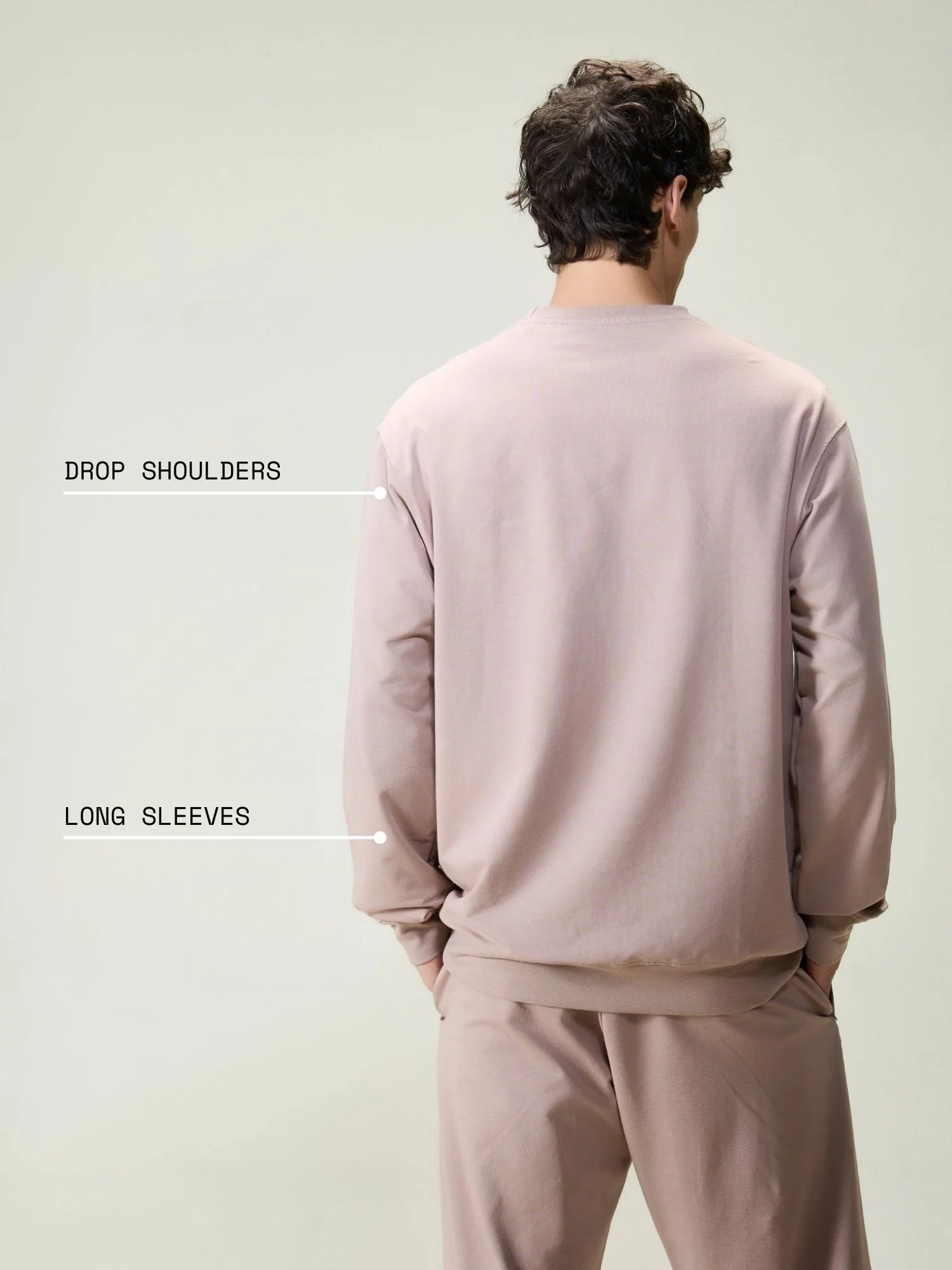Dusty Pink Everywear Sweatshirt - Image 4