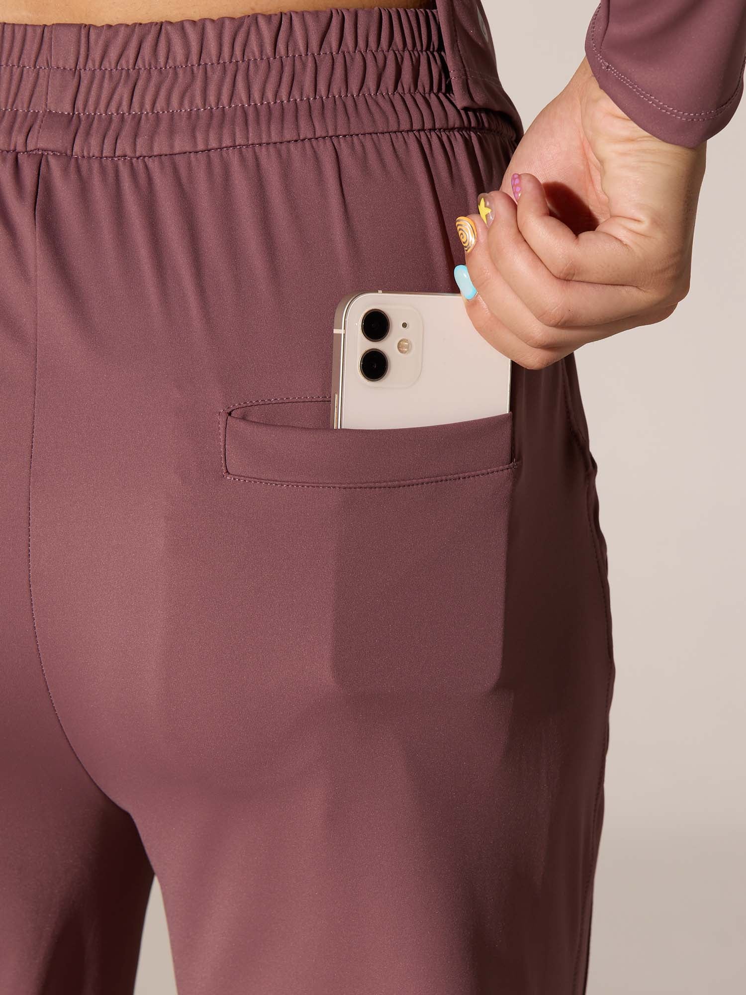Dusty Rose Work And Wander Pants - Image 4