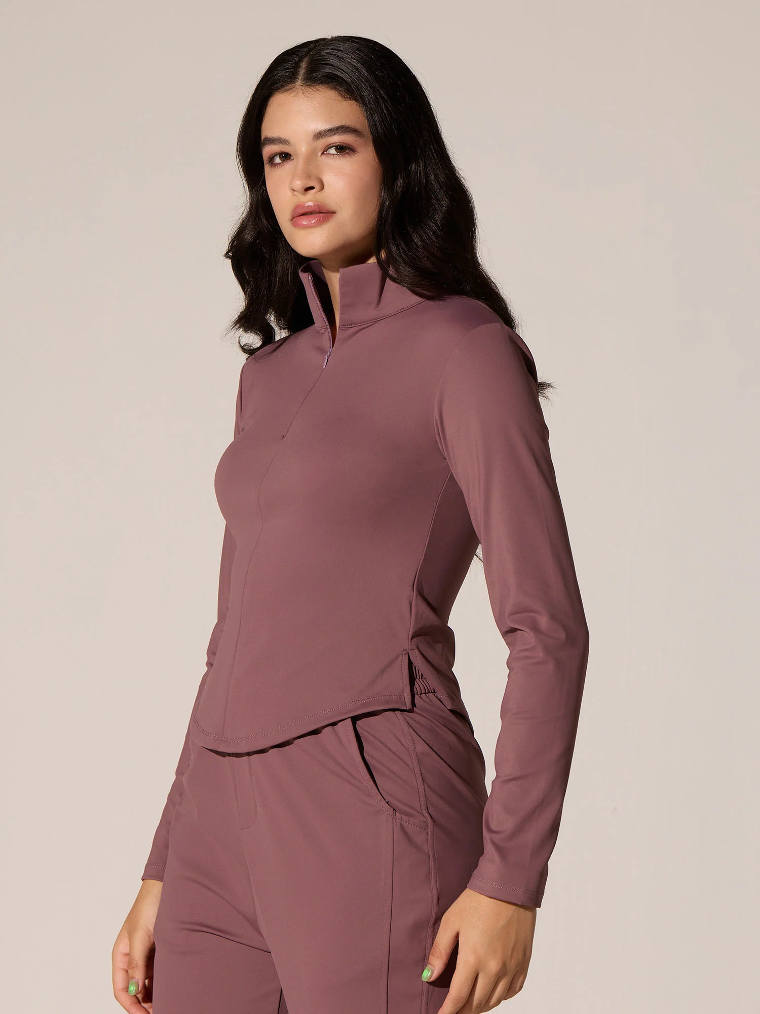 Dusty Rose Zip-It-Up Top - Image 3
