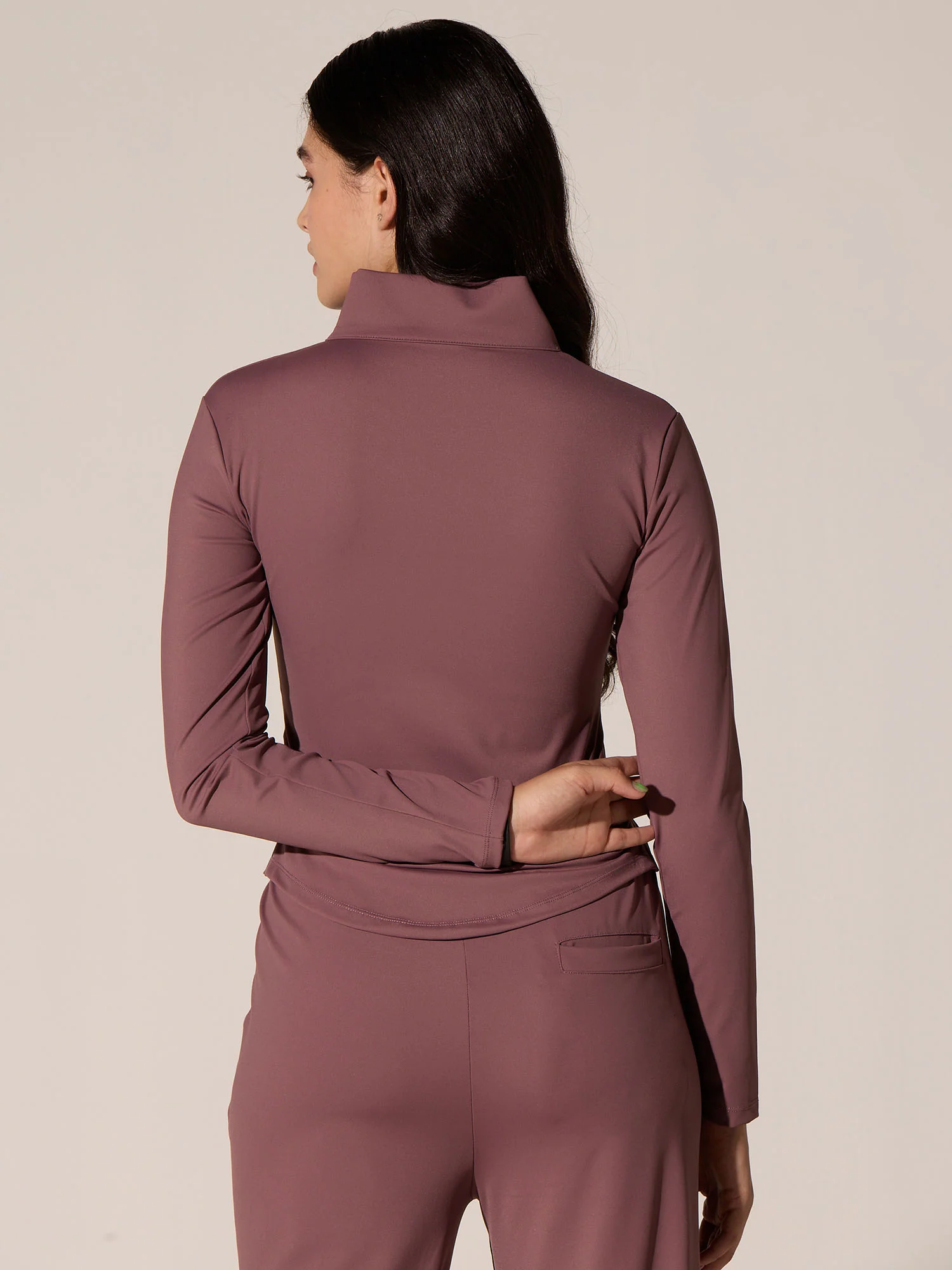 Dusty Rose Zip-It-Up Top - Image 4