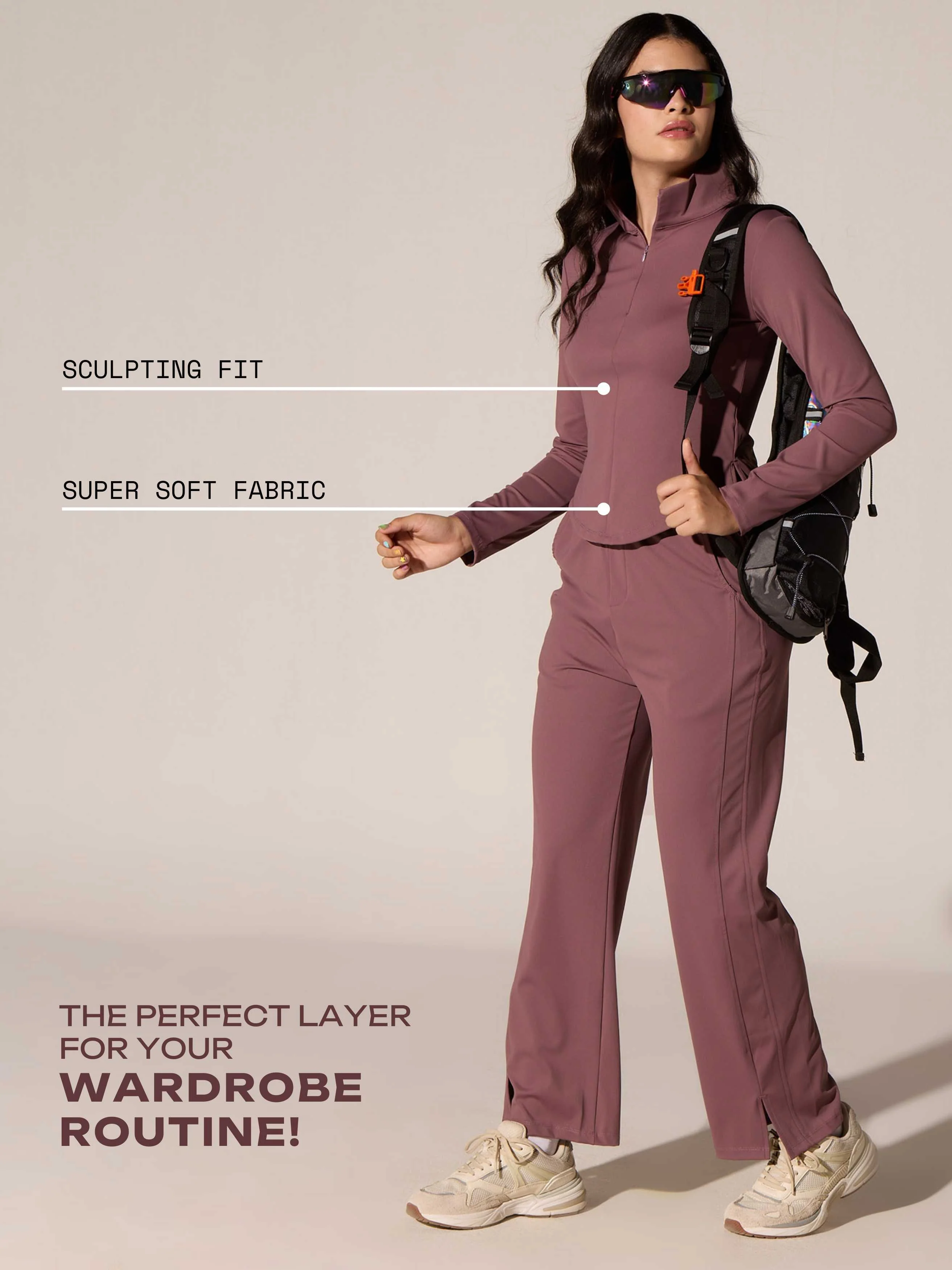 Dusty Rose Zip-It-Up Top - Image 6