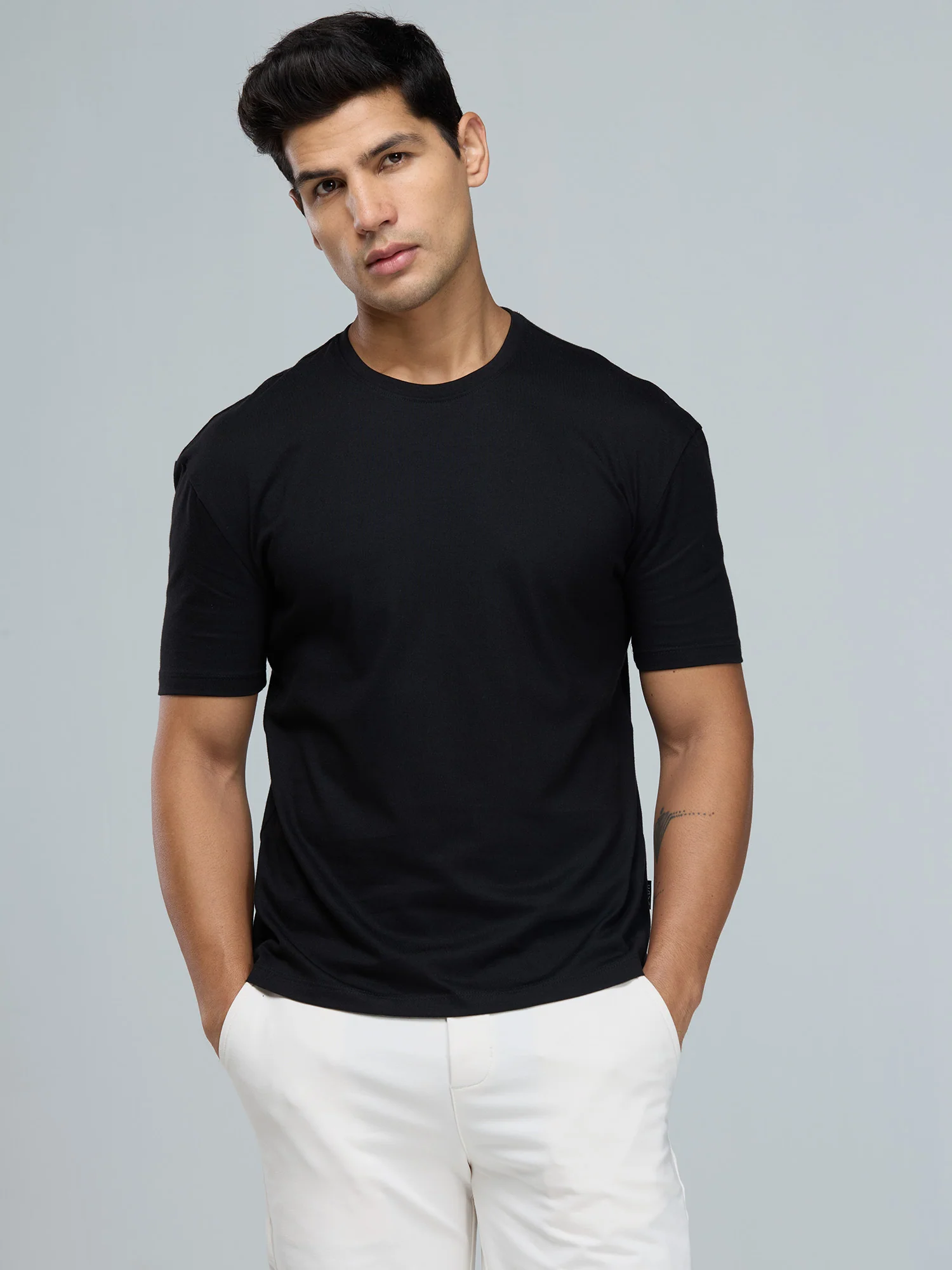 Essential Supima Crew Neck T-shirt - Pack of 2 - Image 2
