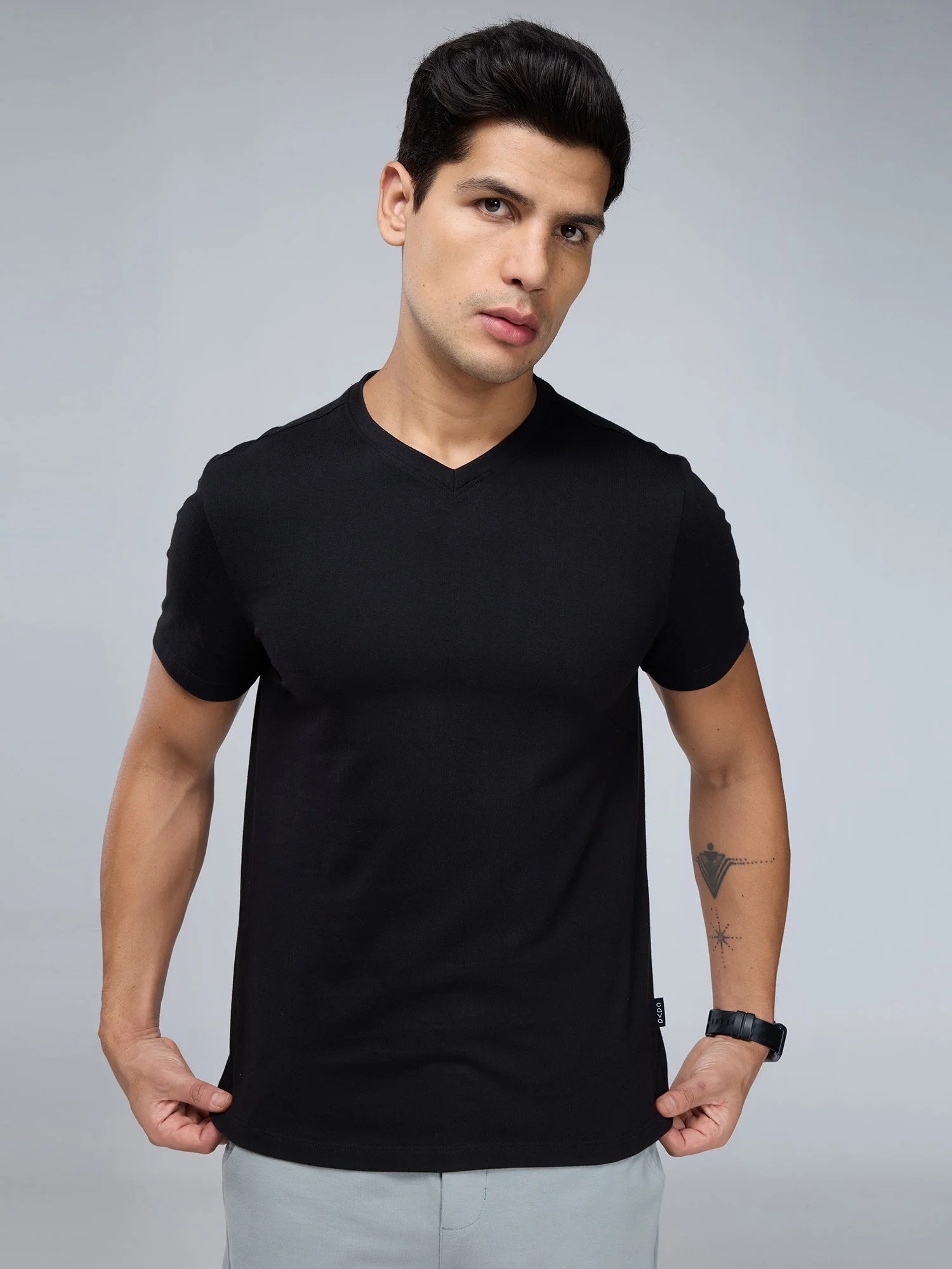 Essential Supima V Neck - Pack of 2 - Image 3