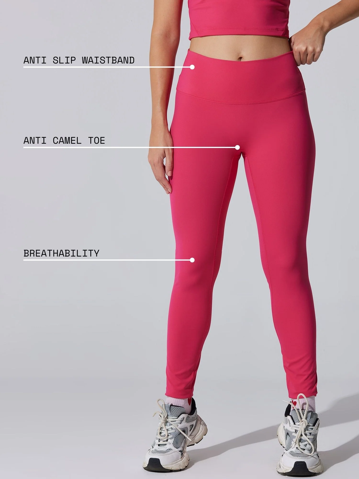 Fuchsia Elevate 24/7 Seamless Leggings - Image 3