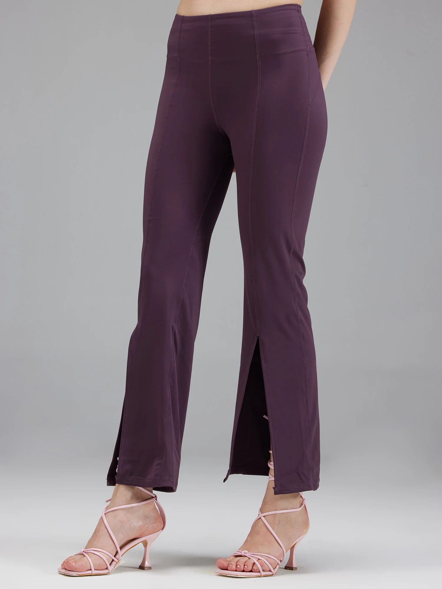 Grape Retro Flare Pants - Image 3