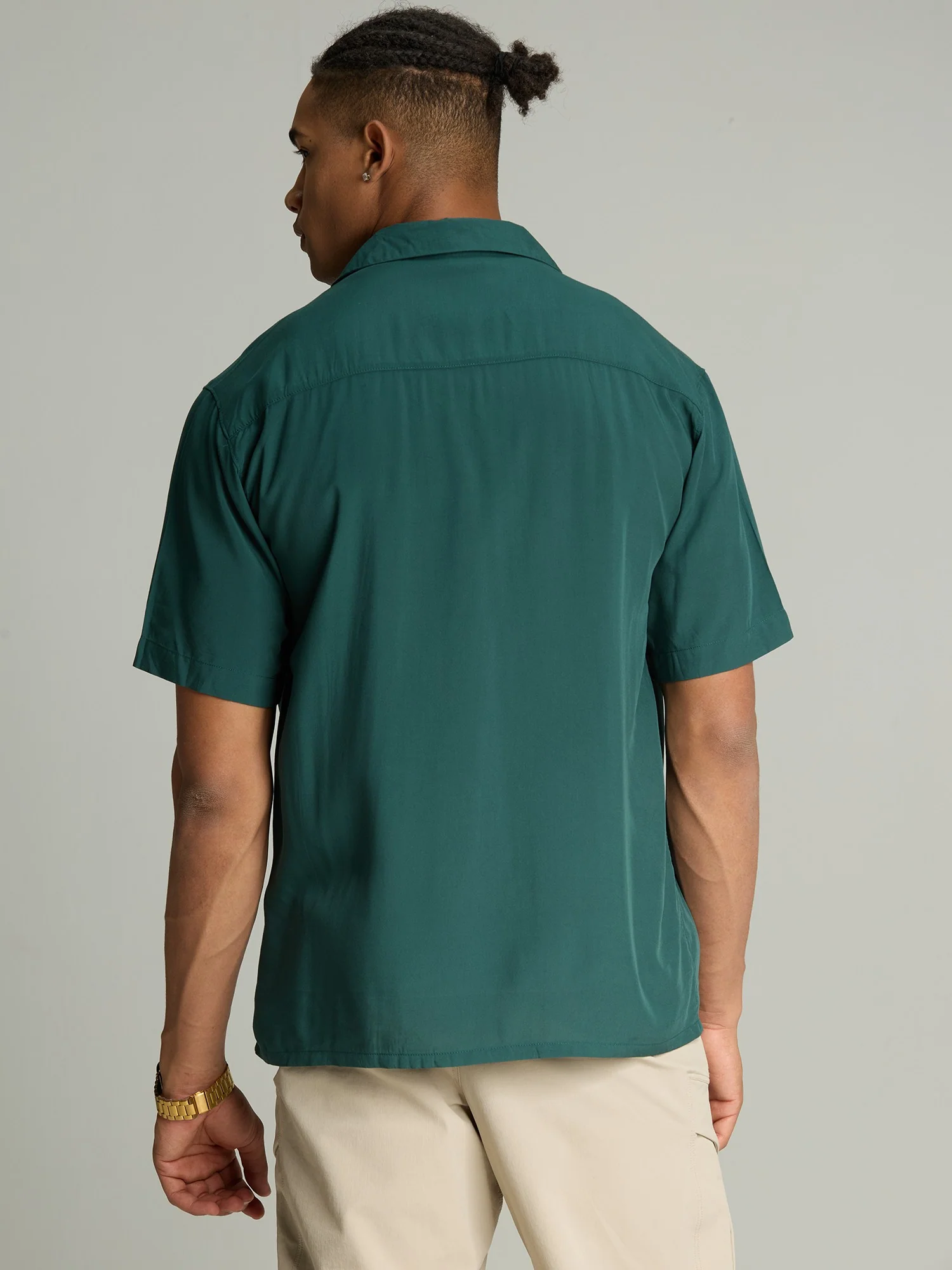Green Airy Resort Shirt - Image 7