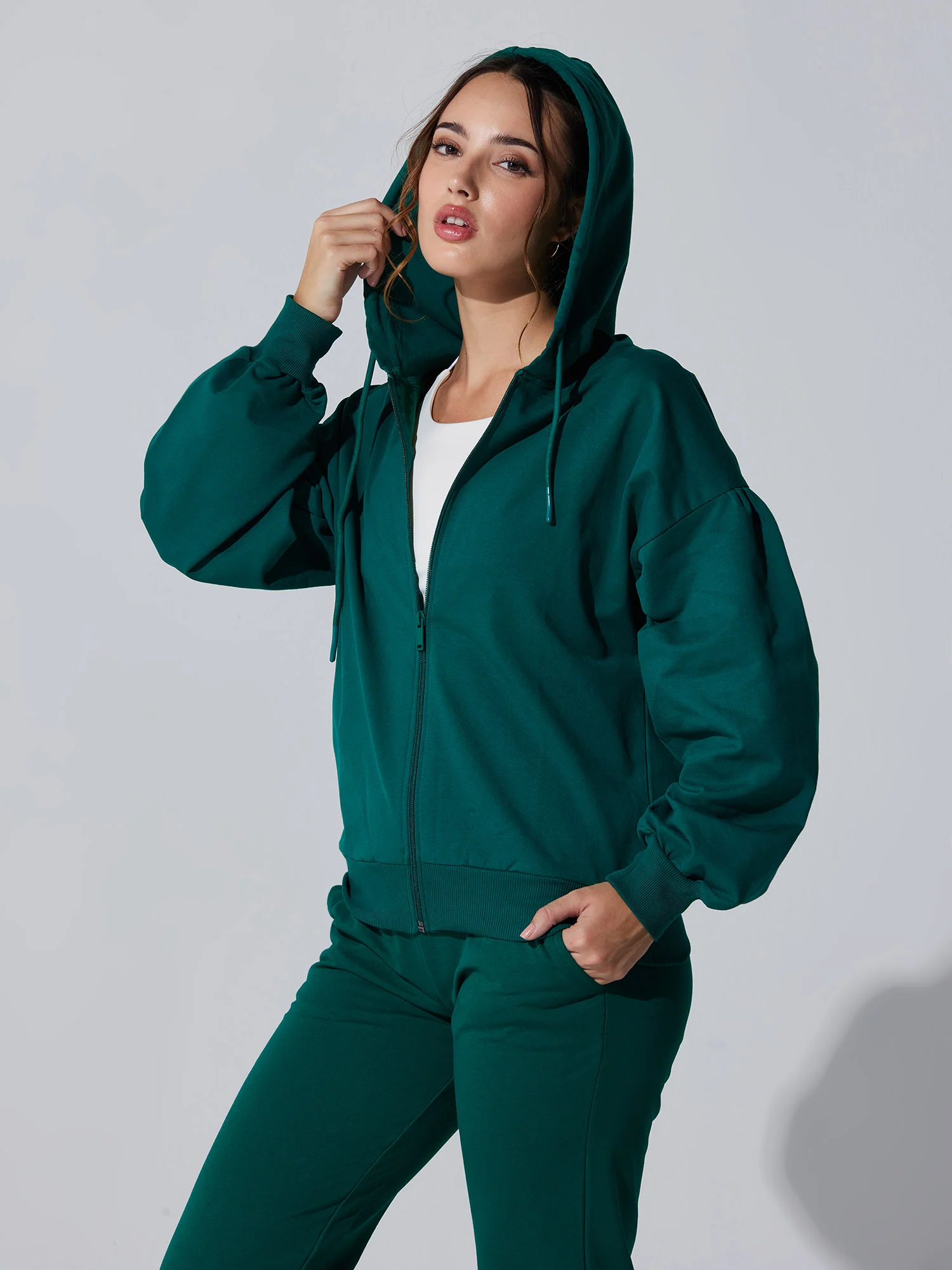 Green Cloud Cut Jacket - Image 6