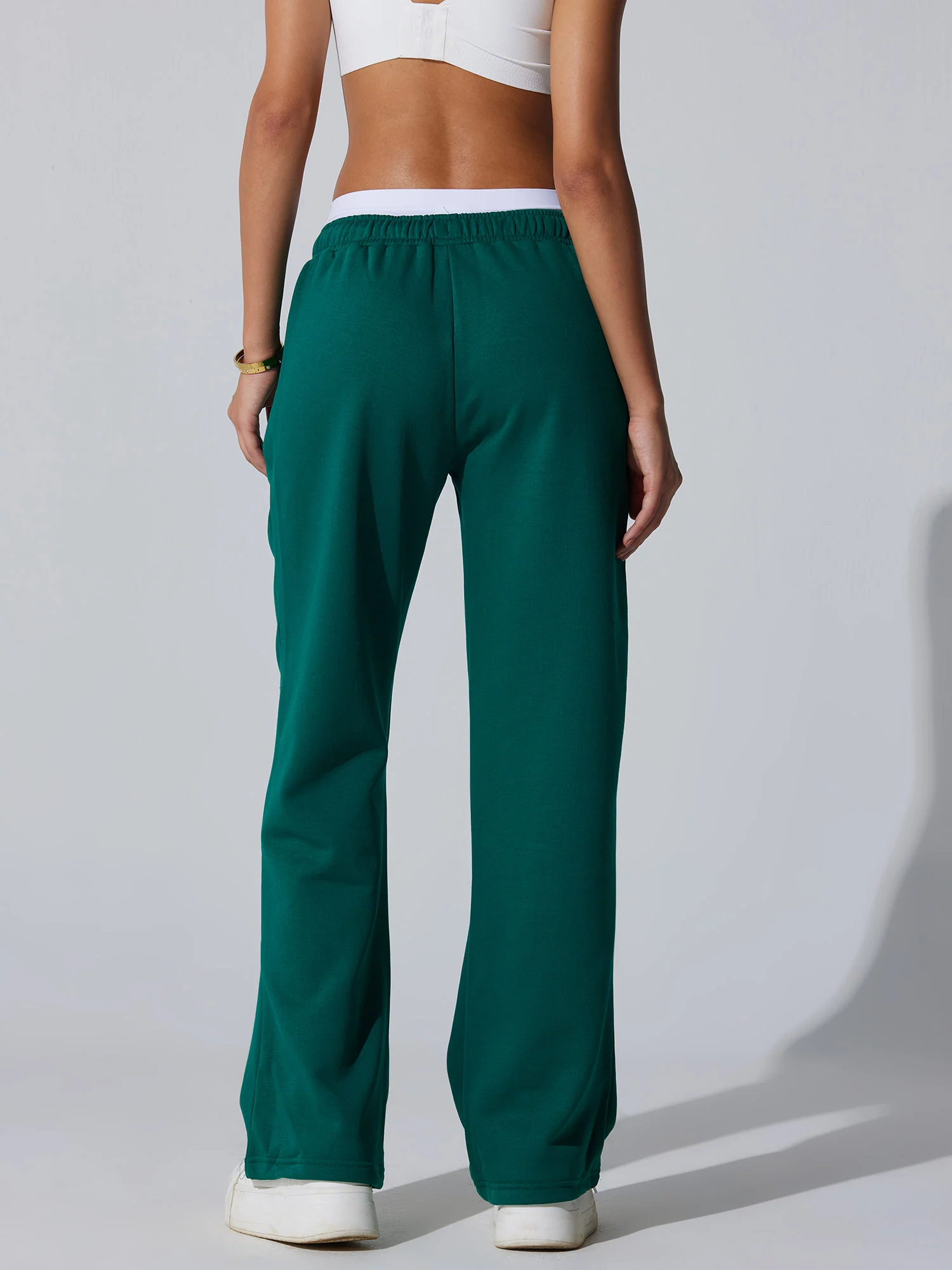Green Dual Slit Adapt Joggers - Image 6