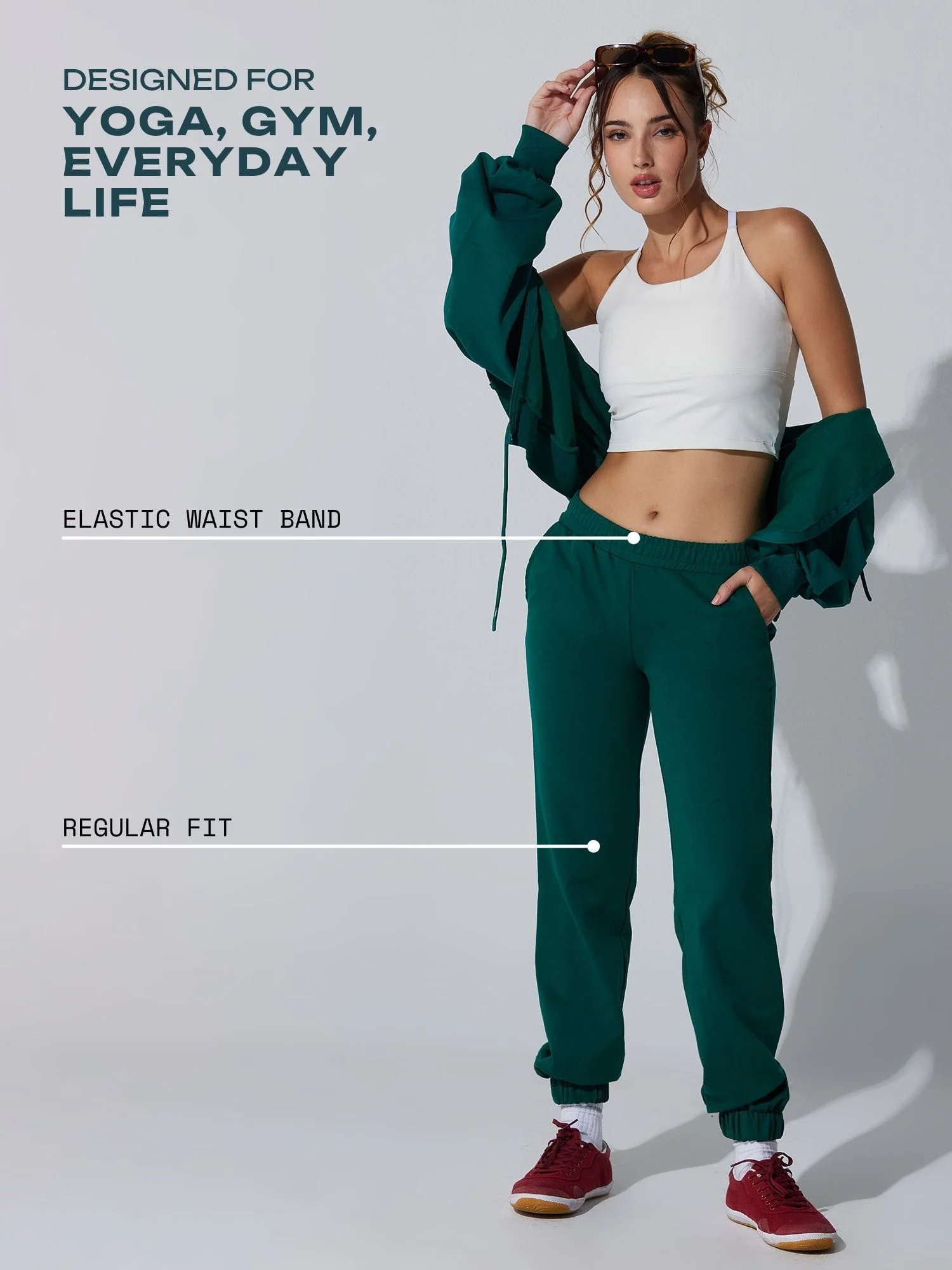 Green Kickback Joggers - Image 3