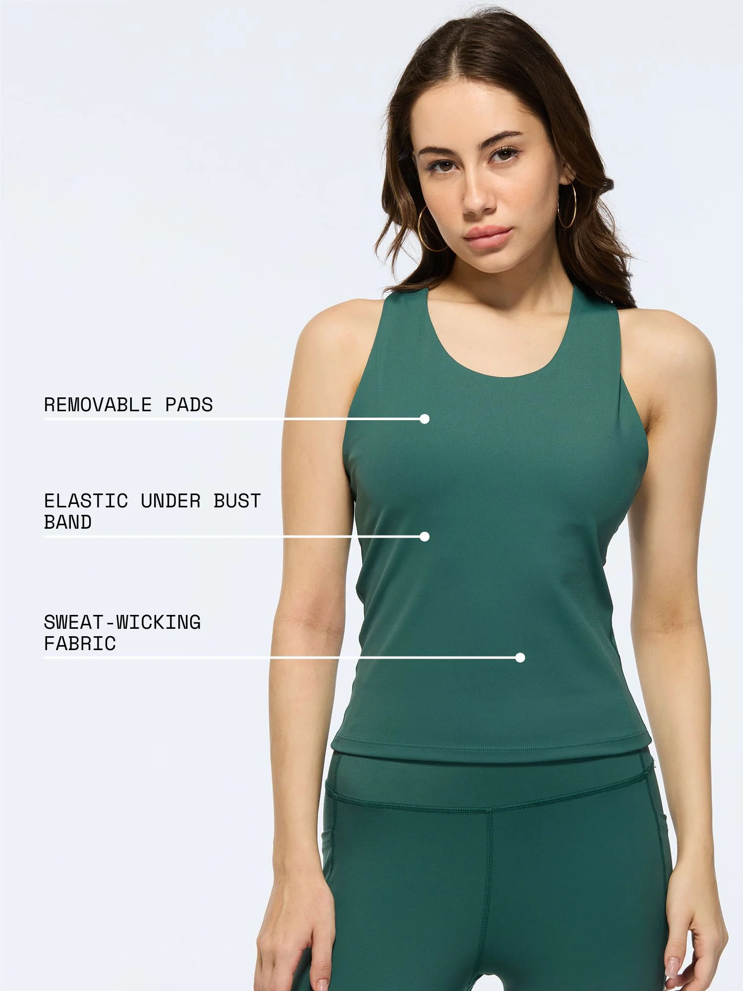 Green Racerback Tank - Image 4