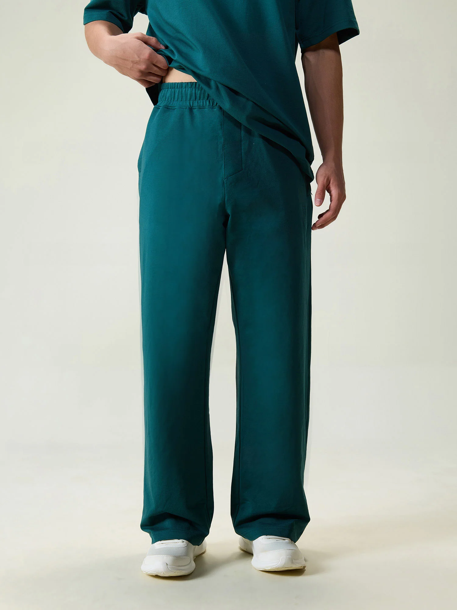 Green Wide Leg Joggers - Image 5