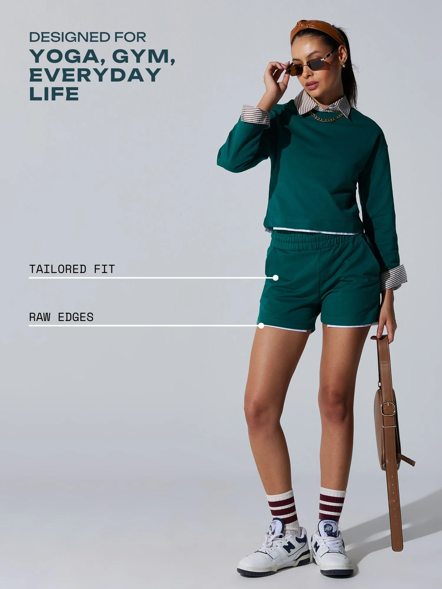 Green Zenfeel Shorts - Image 4