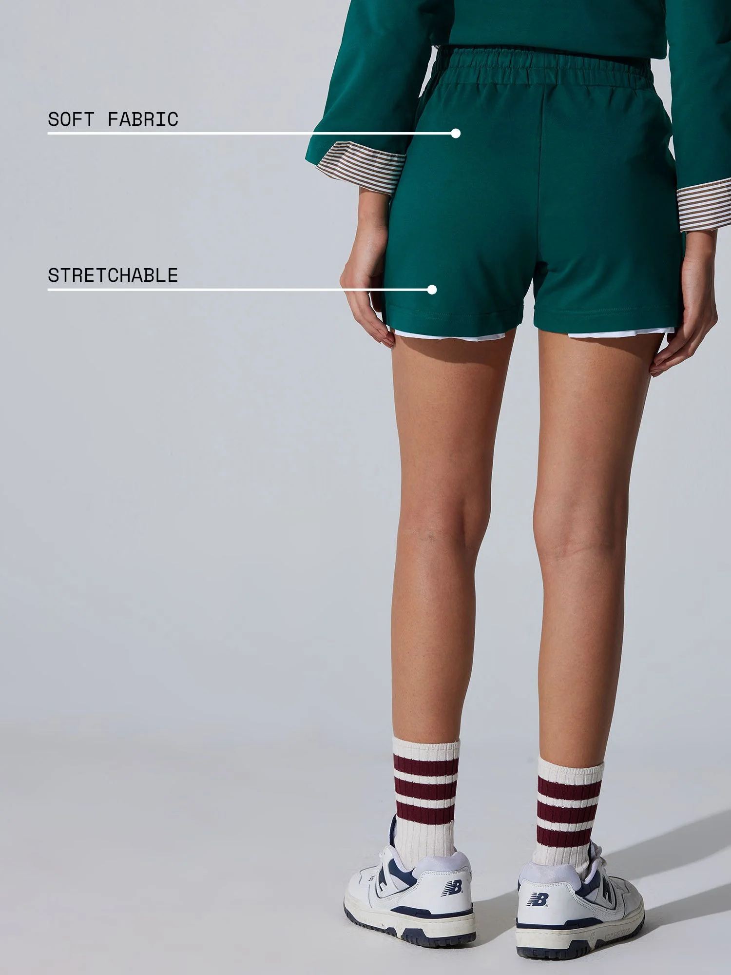 Green Zenfeel Shorts - Image 5