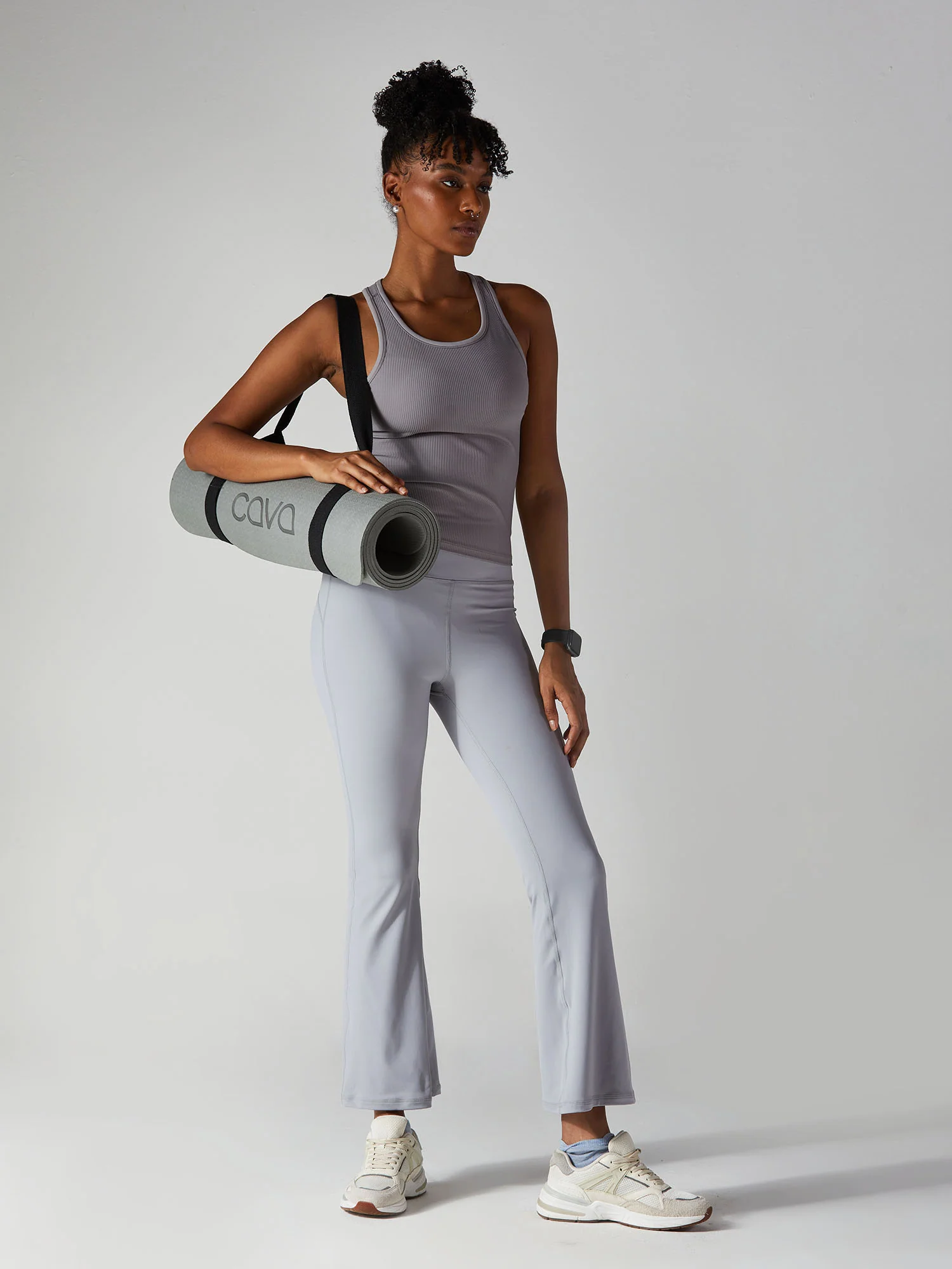 Grey All-in Bootcut Leggings - Image 7