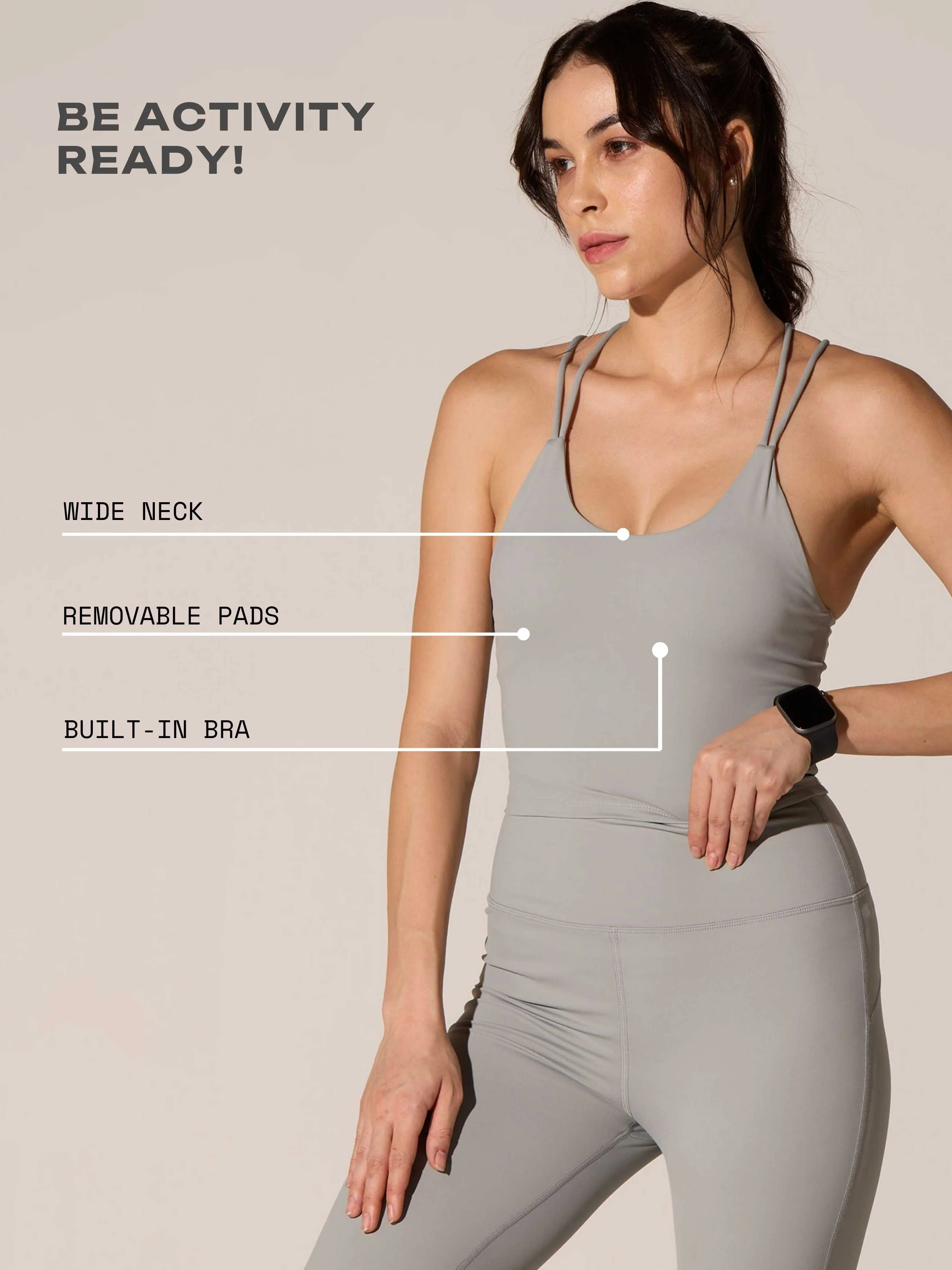 Grey Built-In Brisk Top - Image 6