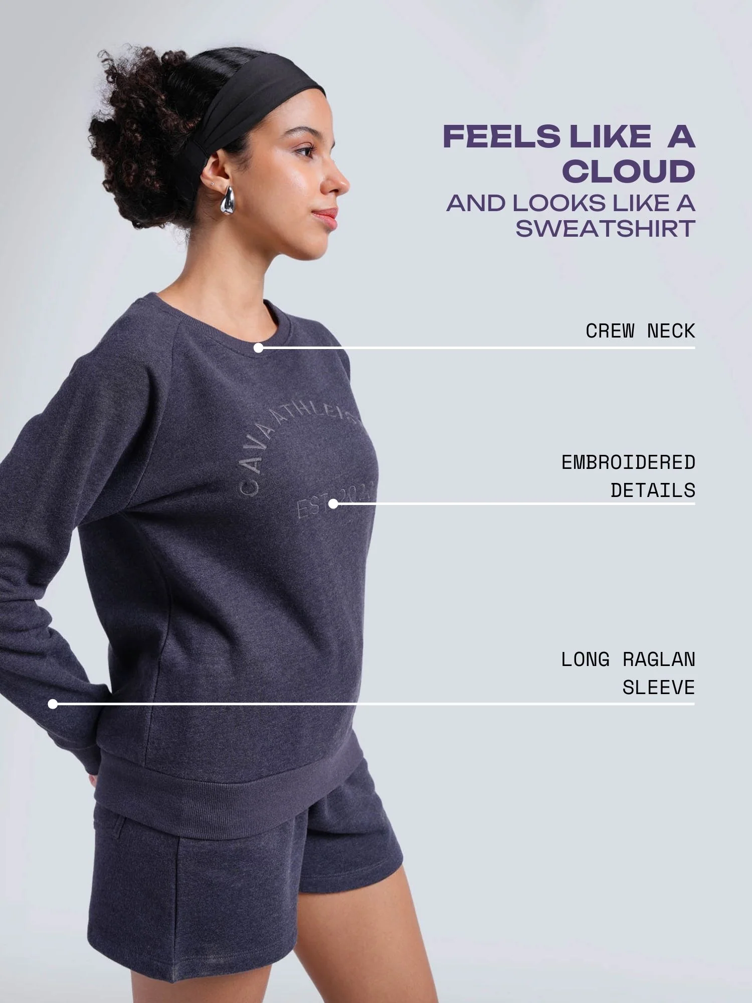Grey Cava Essential Sweatshirt - Image 3