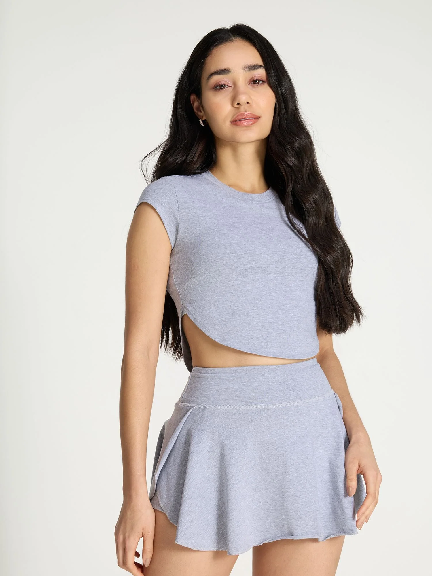 Grey Cotton Baby Tee - Image 5