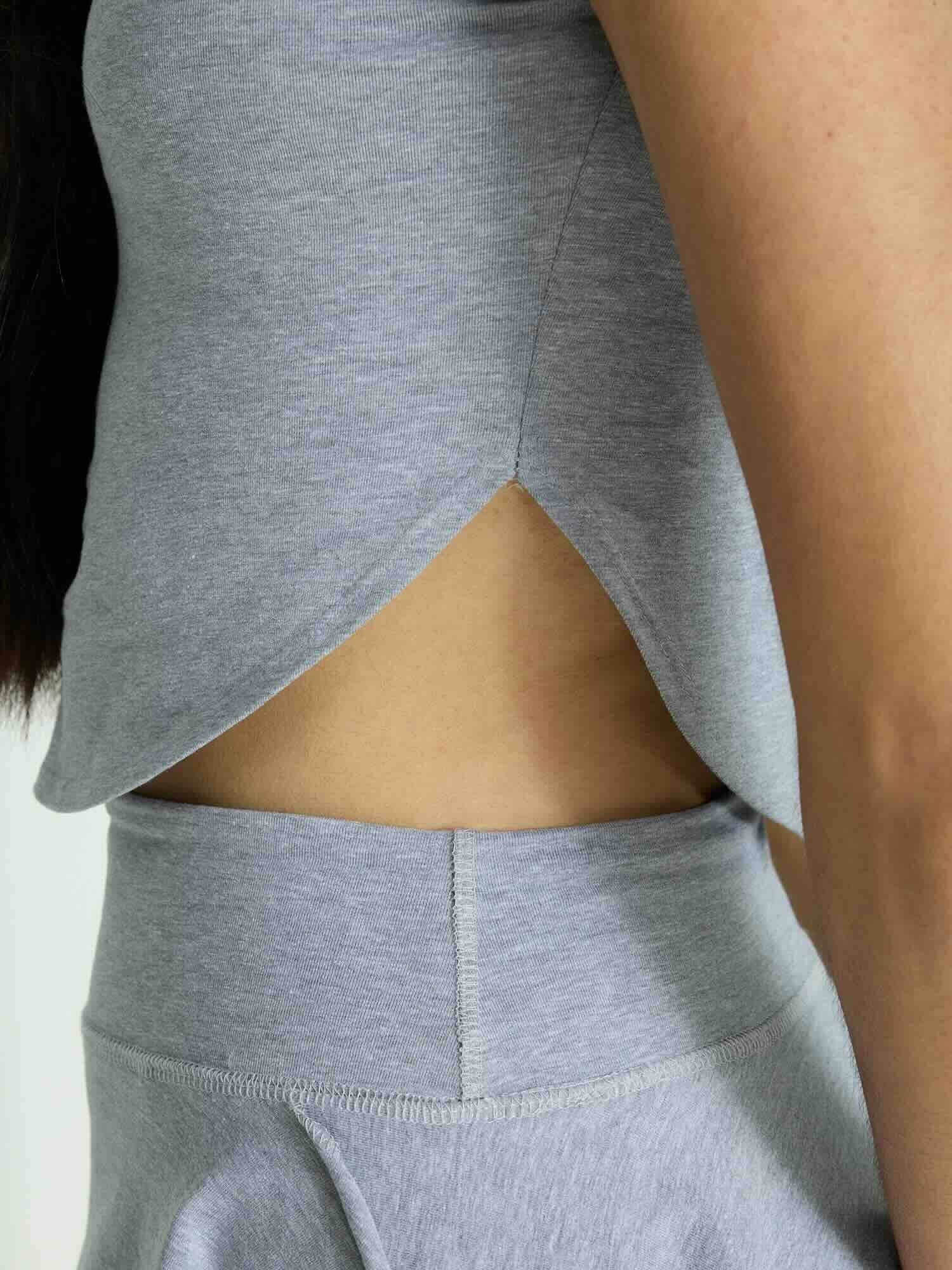 Grey Cotton Baby Tee - Image 6
