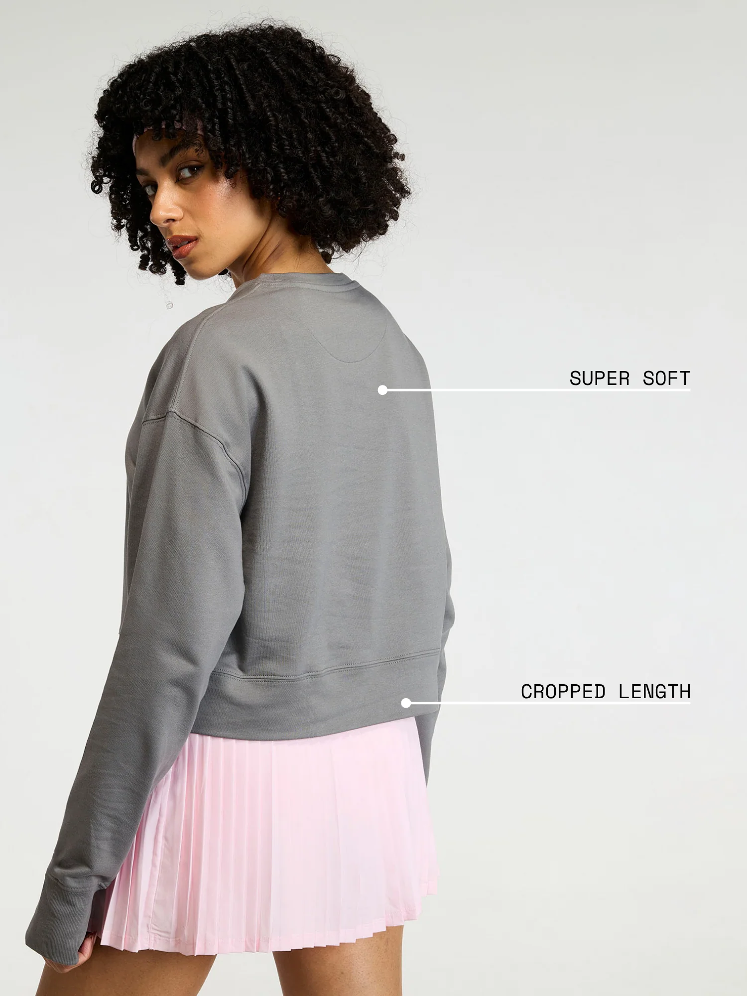 Grey Pilates Club Sweatshirt - Image 4
