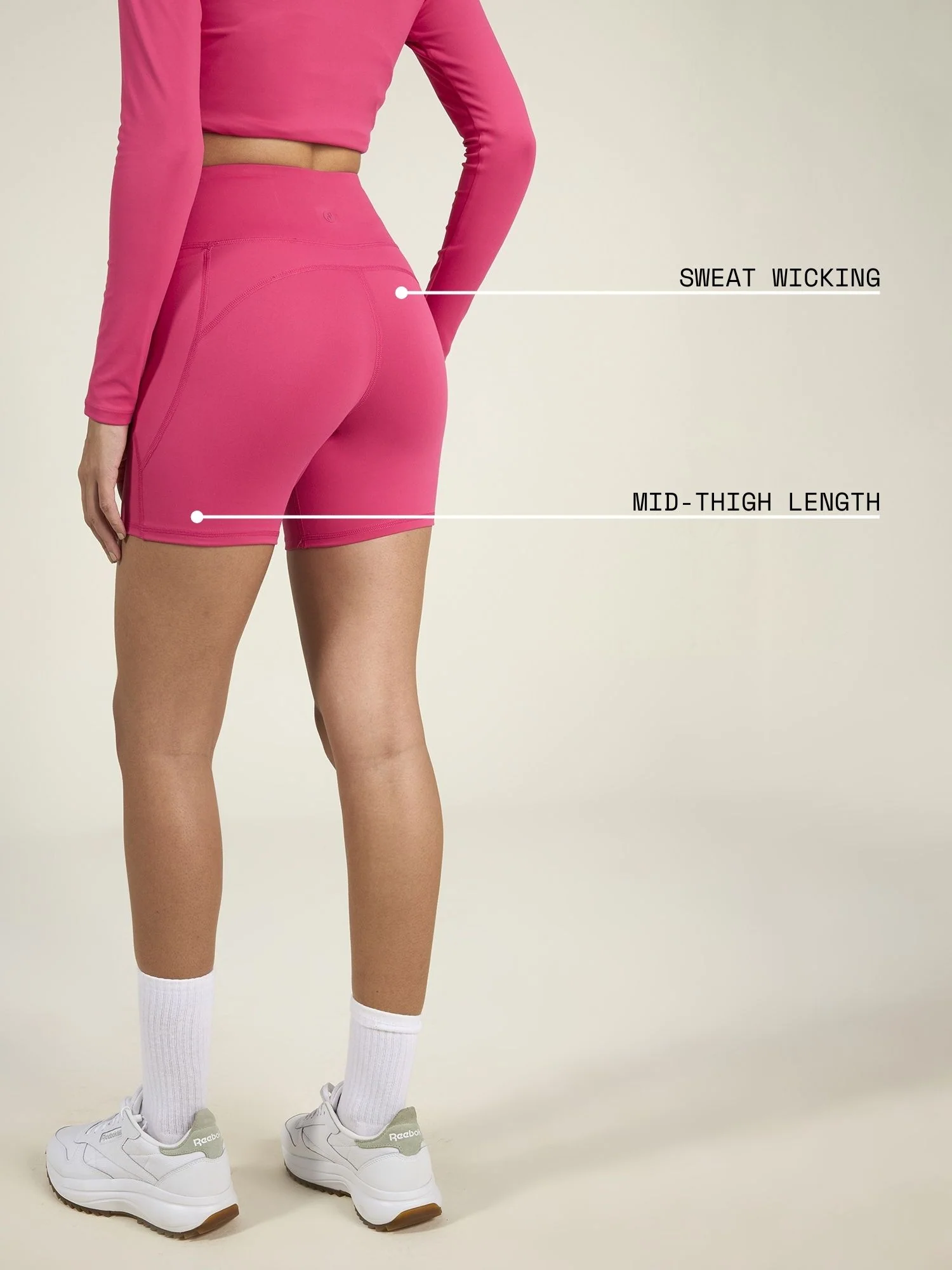 Hot Pink Sculpt Booty Shorts - Image 4
