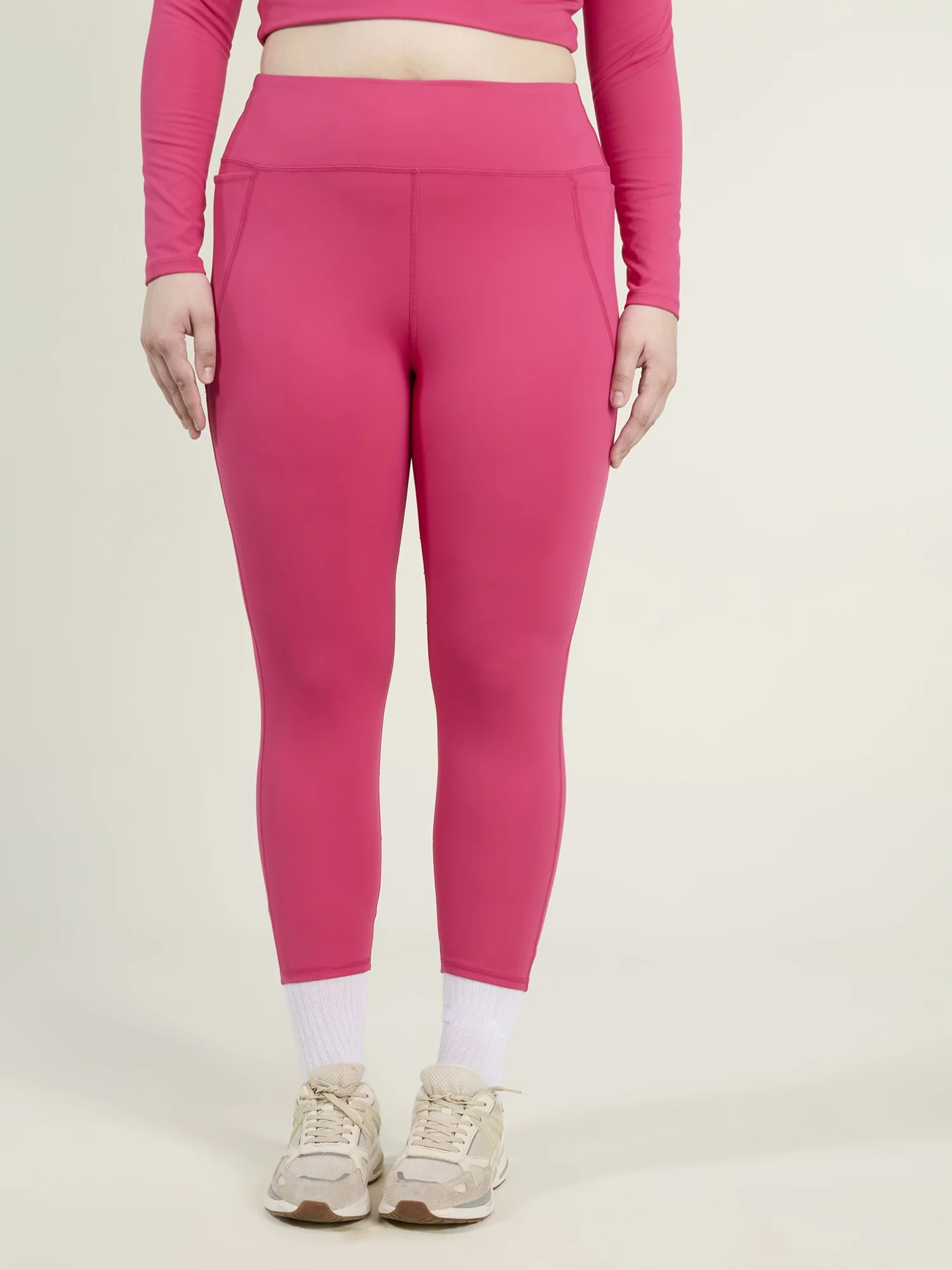 Hot Pink Sculpt Core Leggings - Image 5