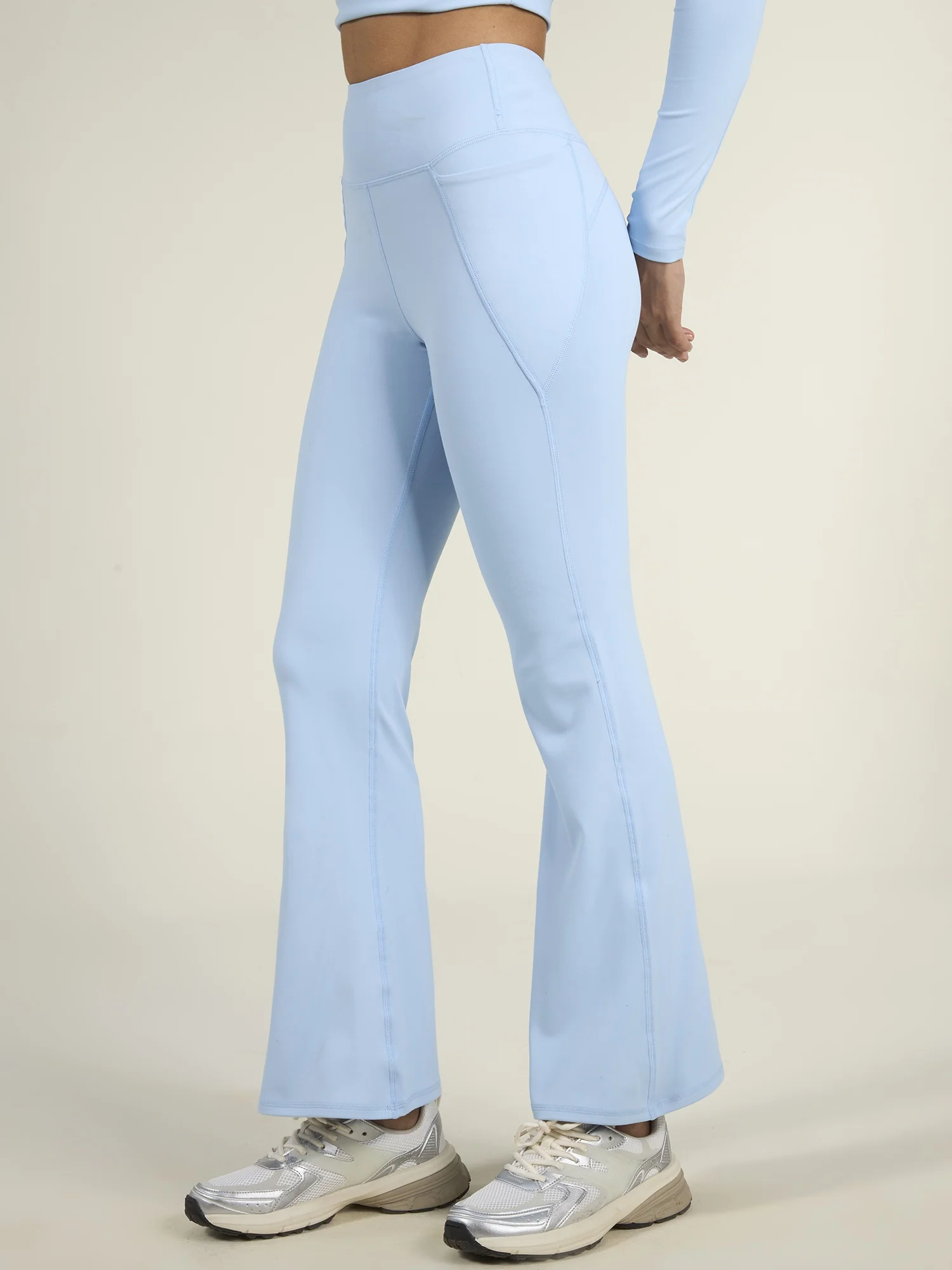 Ice Blue Petite Sculpt Bootcut Leggings - Image 5
