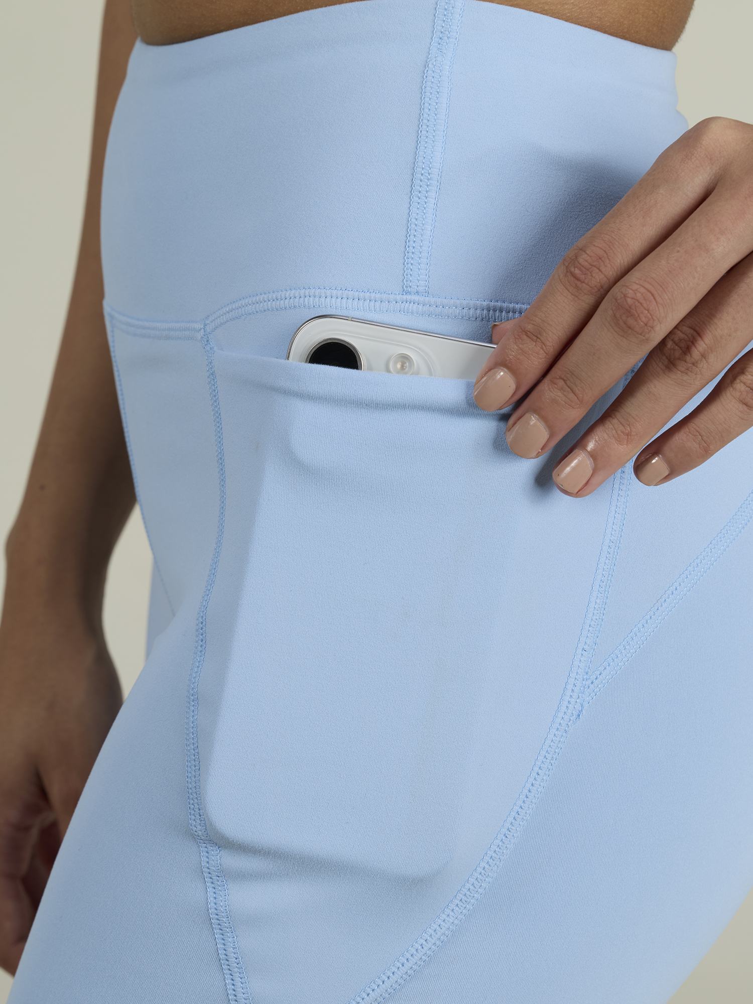 Ice Blue Sculpt Booty Shorts - Image 7
