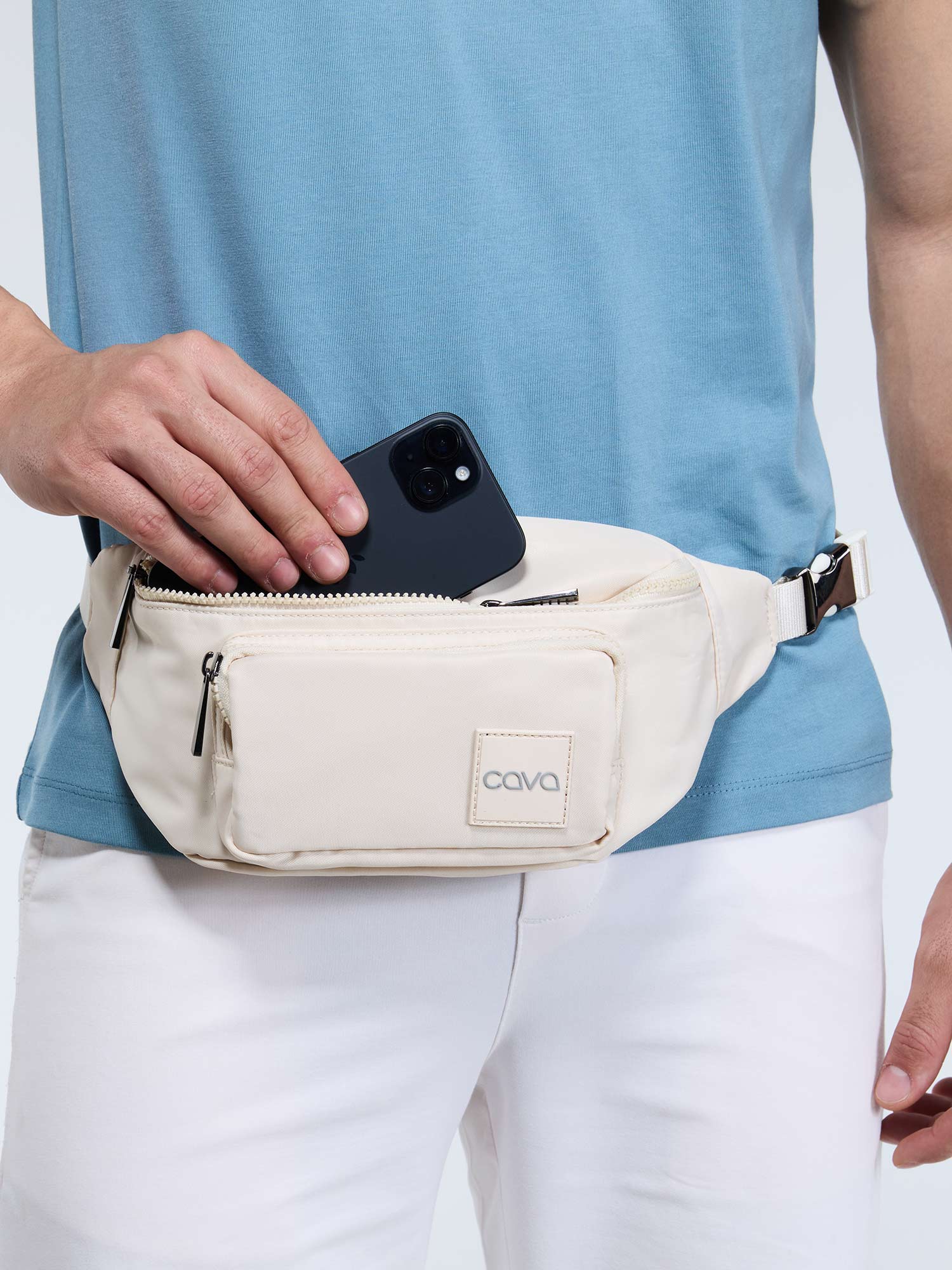Ivory Cava Buckle-up Bag - Image 3