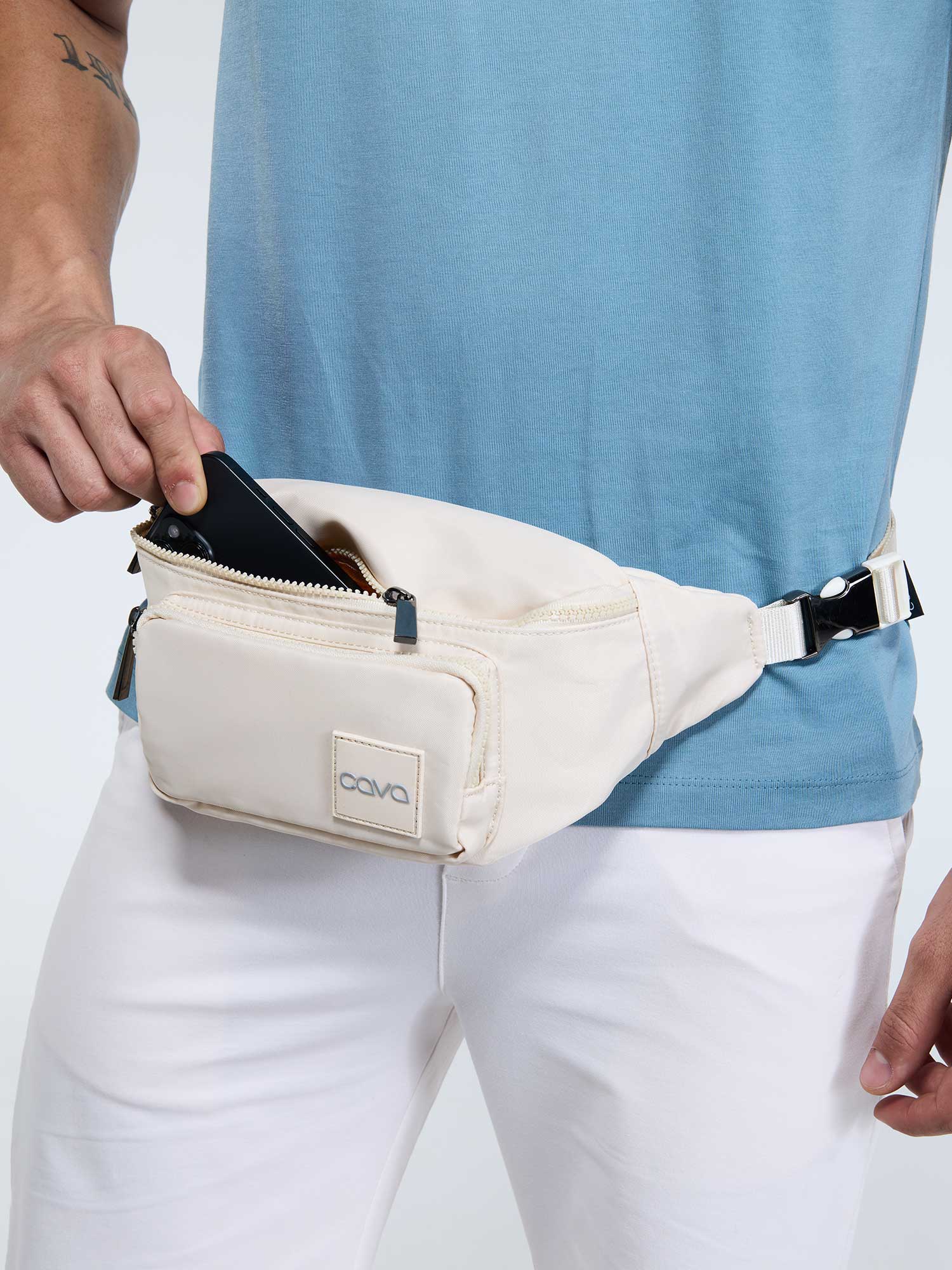 Ivory Cava Buckle-up Bag - Image 5