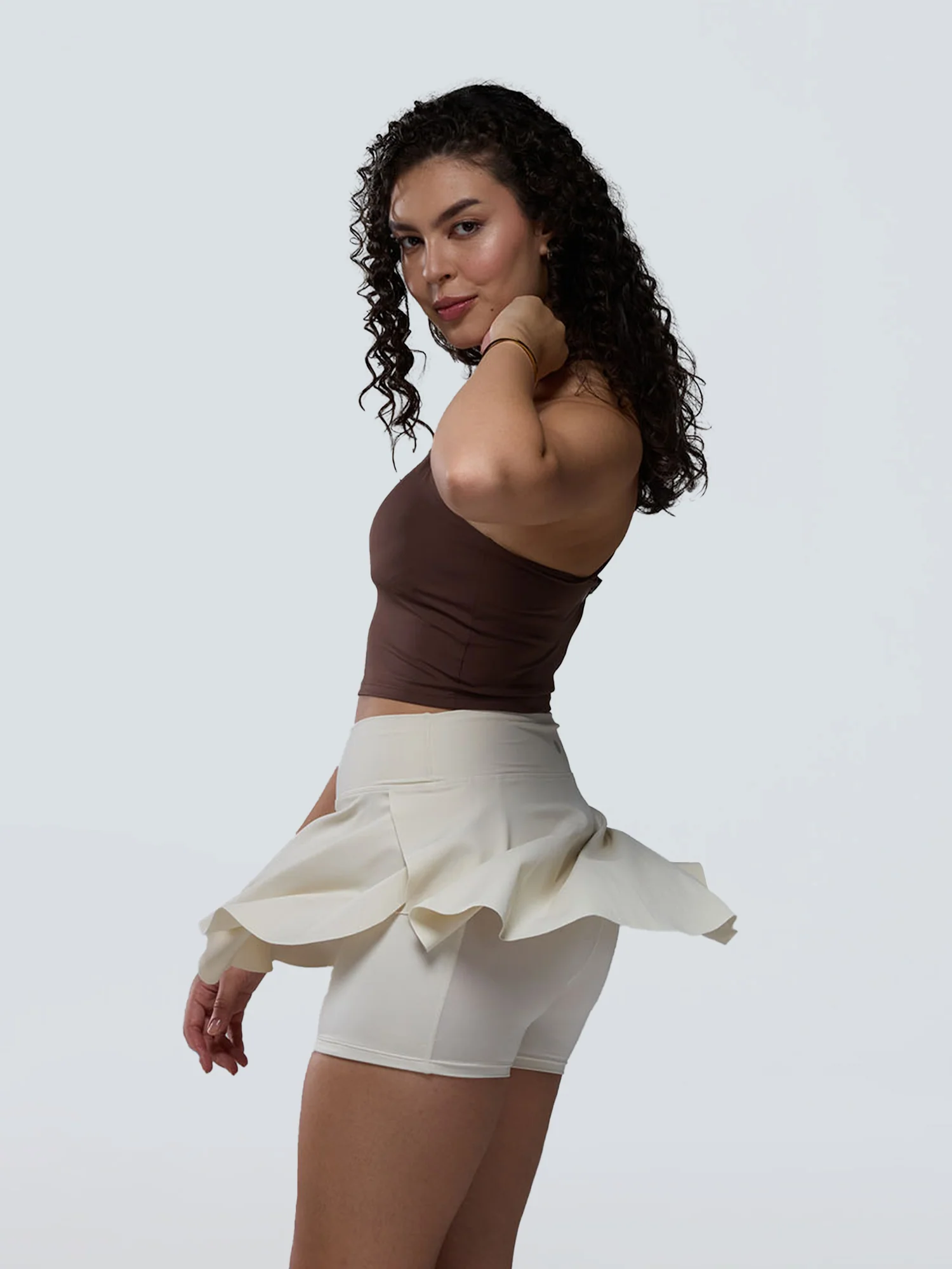 Ivory Swirl Tennis Skorts - Image 3