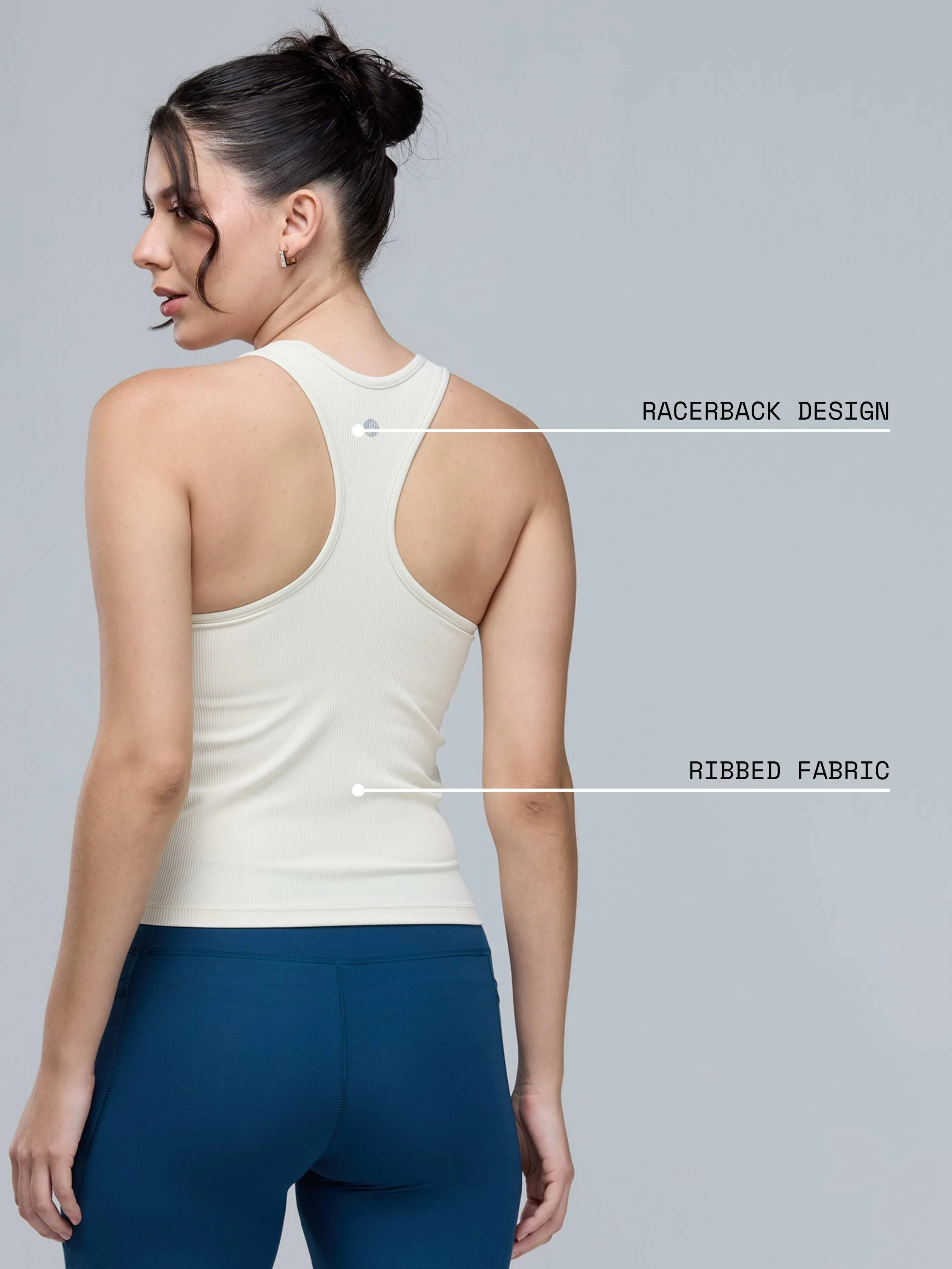 Ivory Tank Us Later Top - Image 4