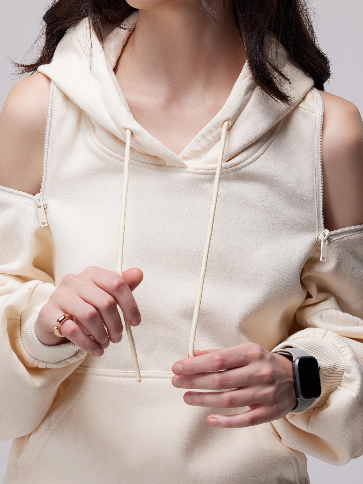 Ivory Transform Hoodie - Image 10
