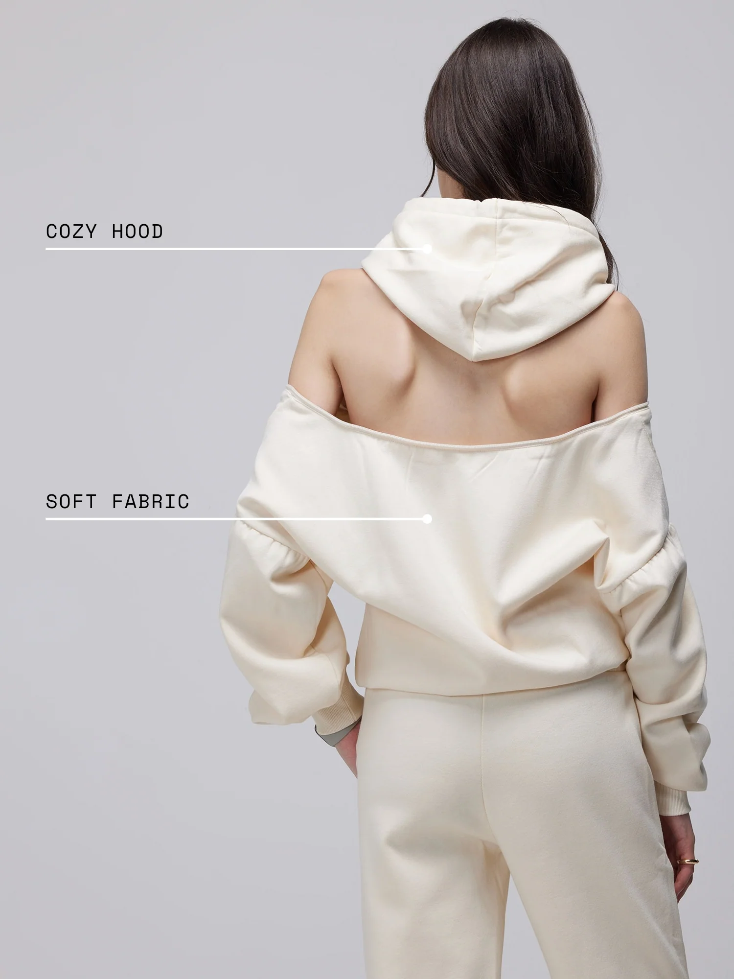 Ivory Transform Hoodie - Image 12