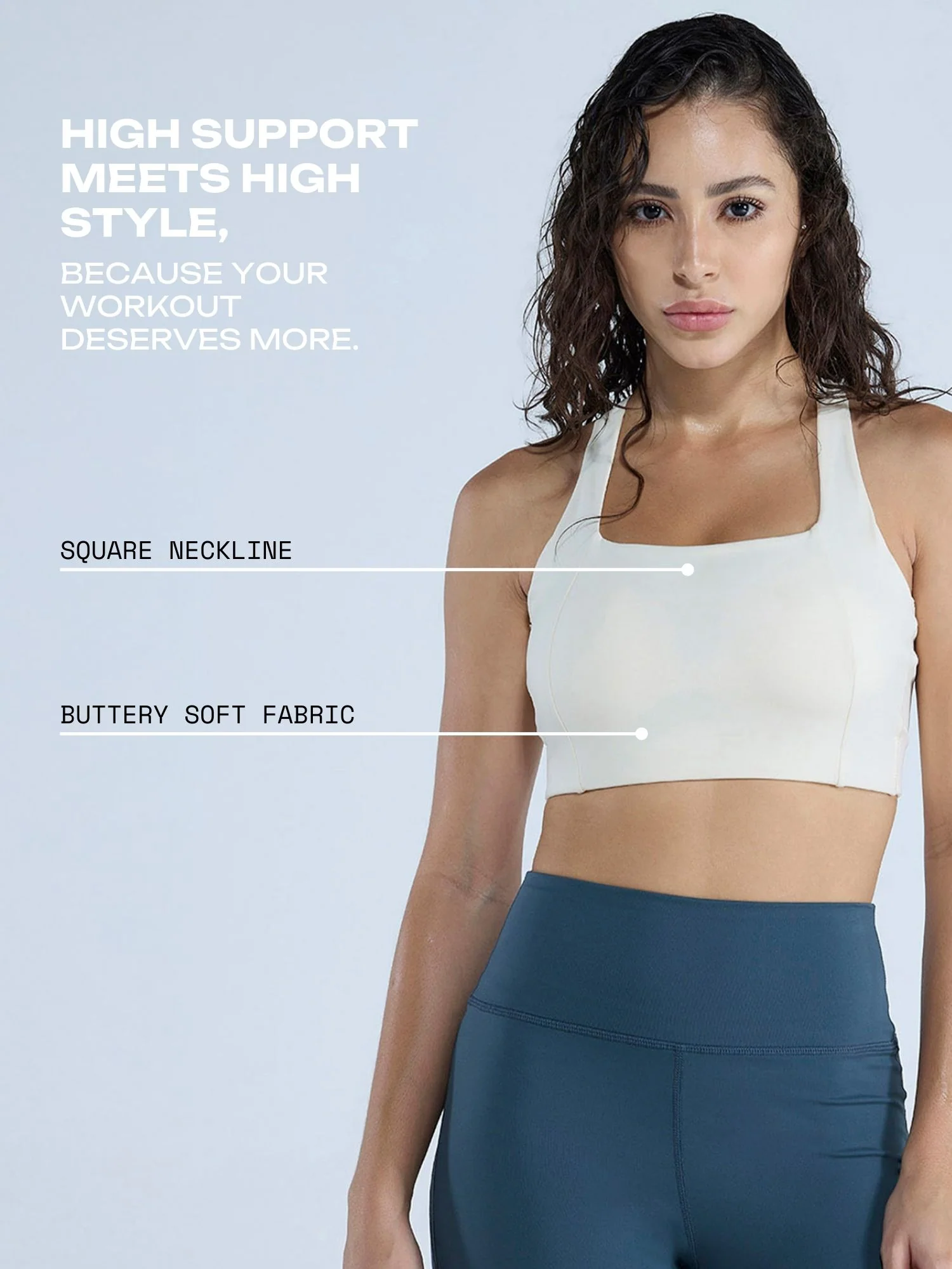 Ivory Ultra Support Sports Bra - Image 3