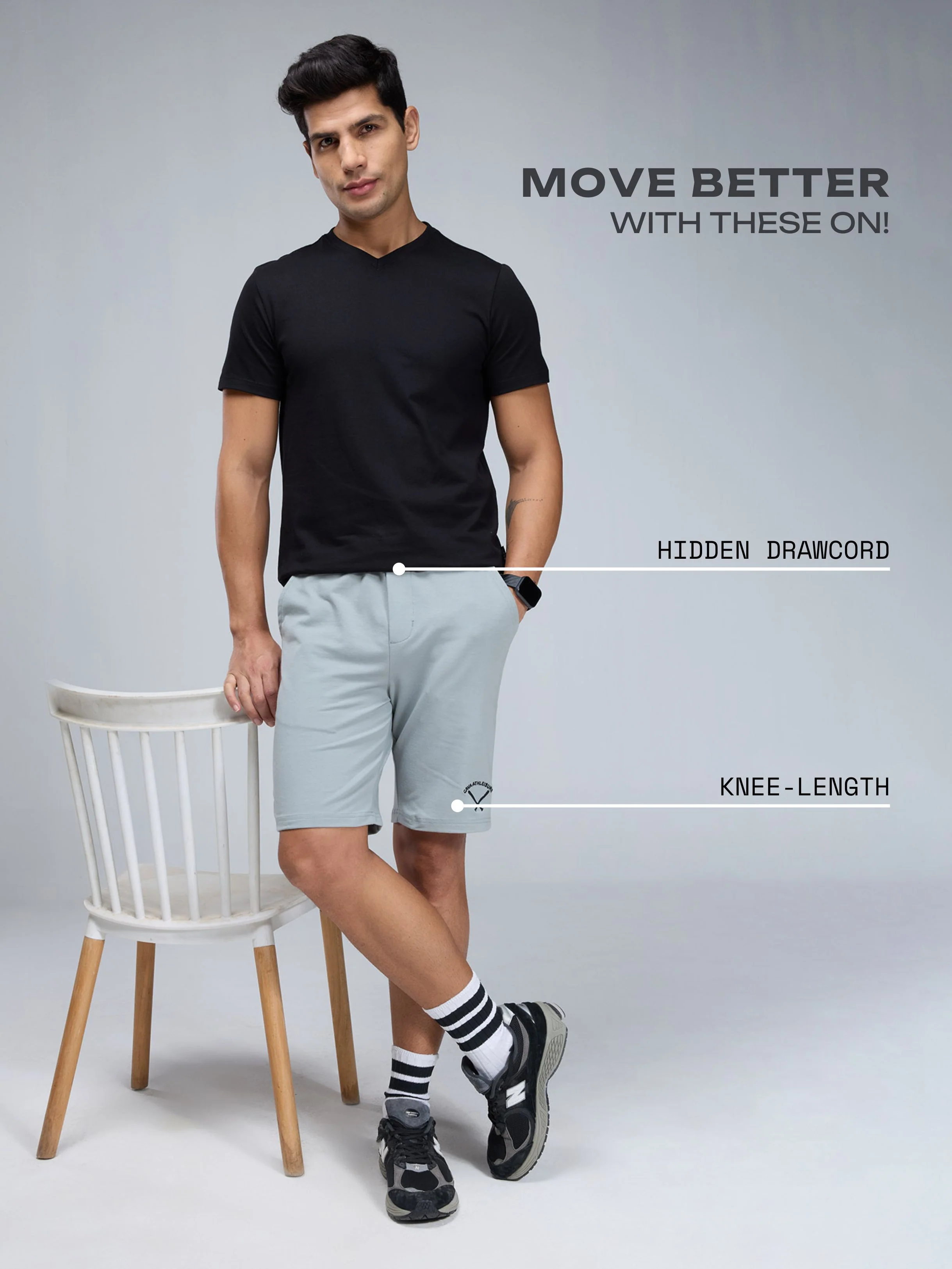 Light Grey Relax-in Shorts - Image 4