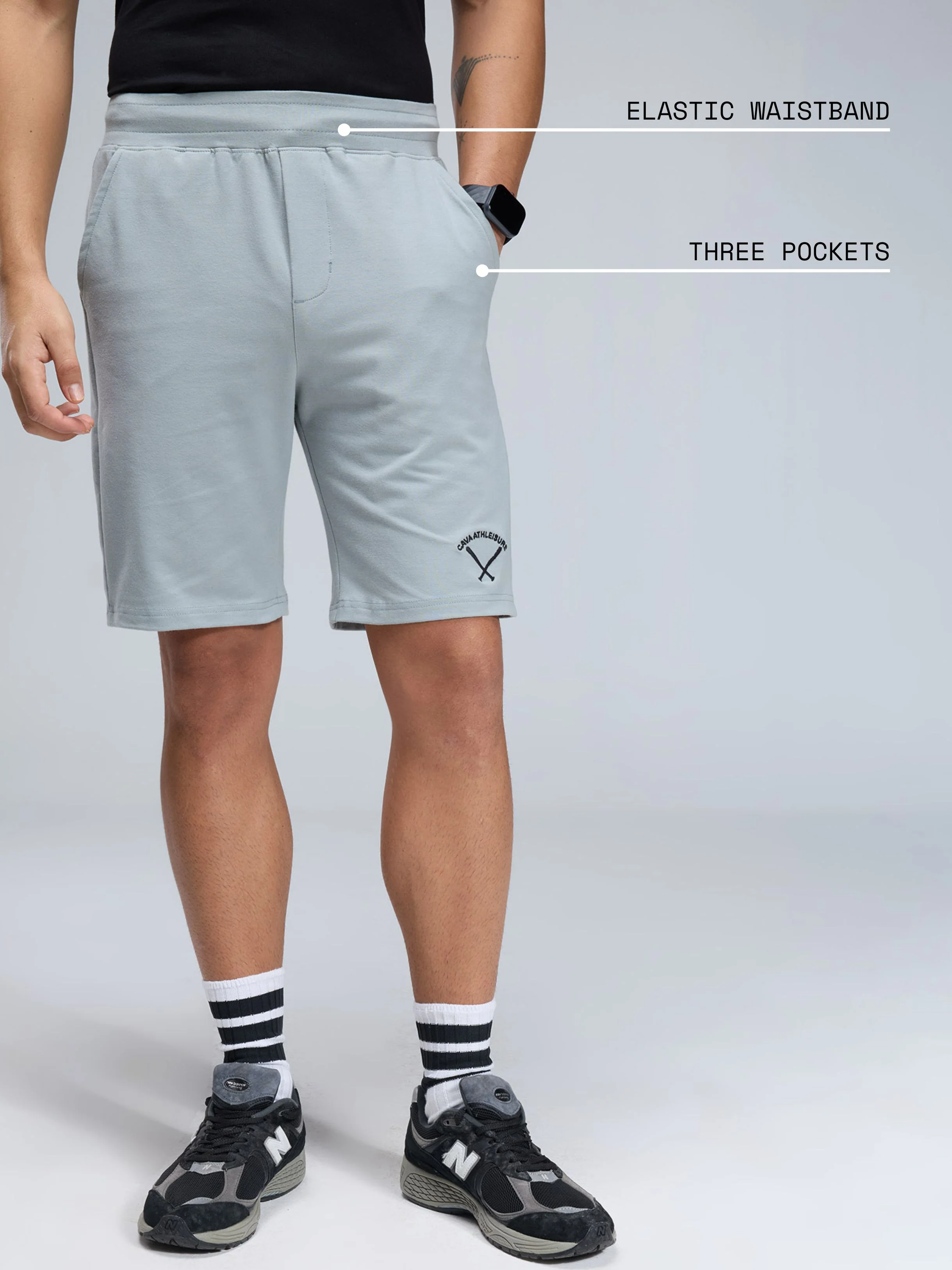 Light Grey Relax-in Shorts - Image 5