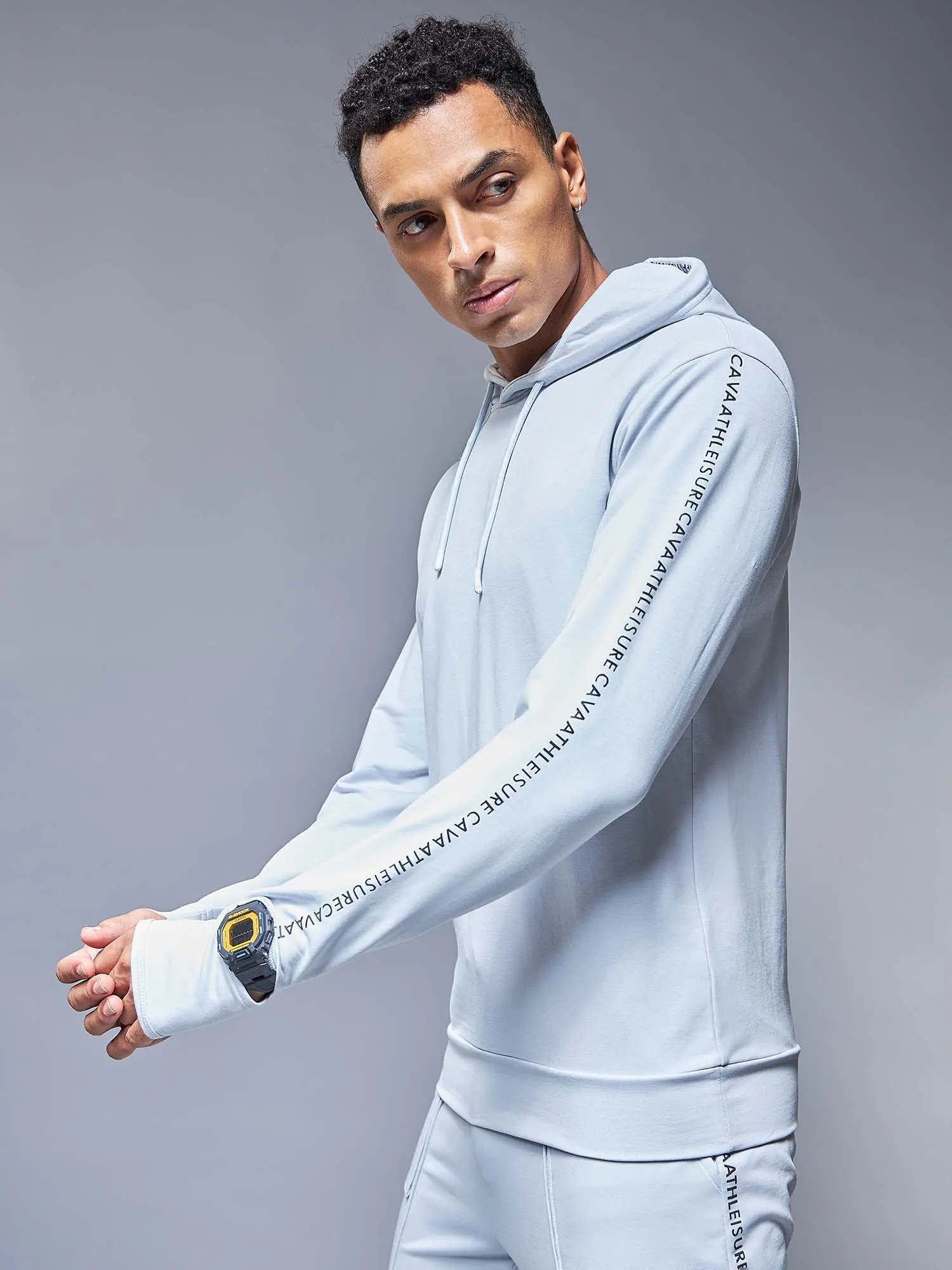 Light Grey Signature Sprint Hoodie - Image 3