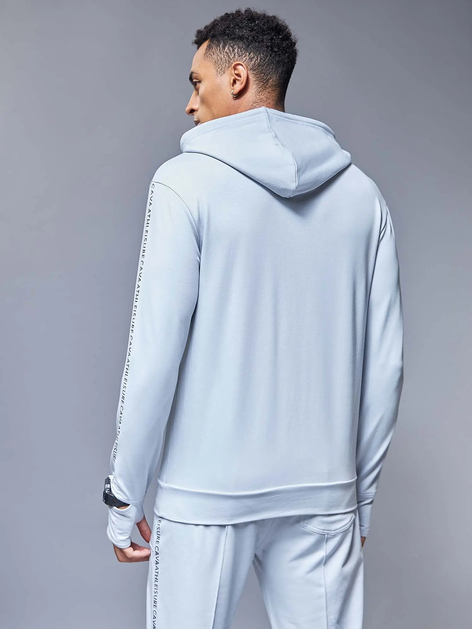Light Grey Signature Sprint Hoodie - Image 4