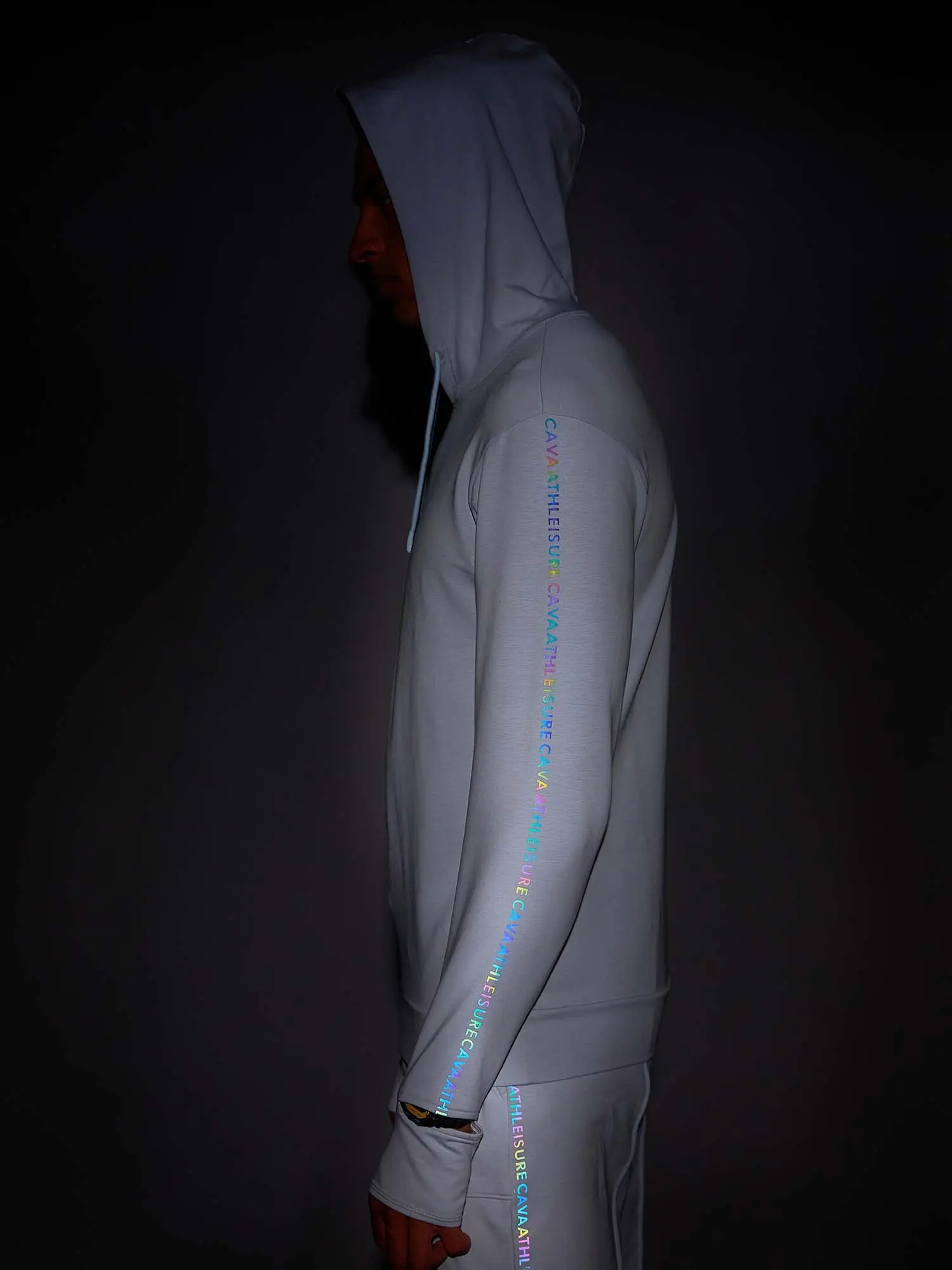 Light Grey Signature Sprint Hoodie - Image 6