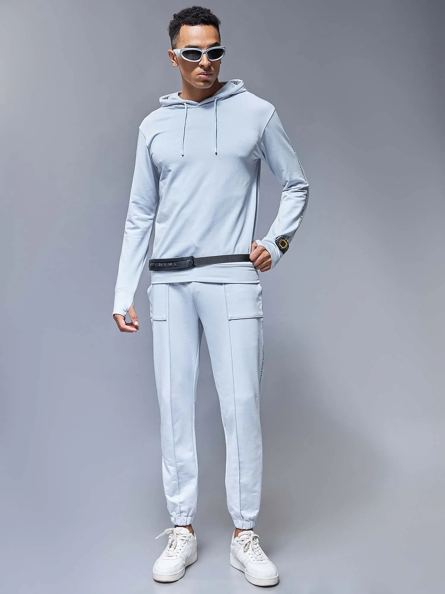 Light Grey Signature Sprint Hoodie - Image 8