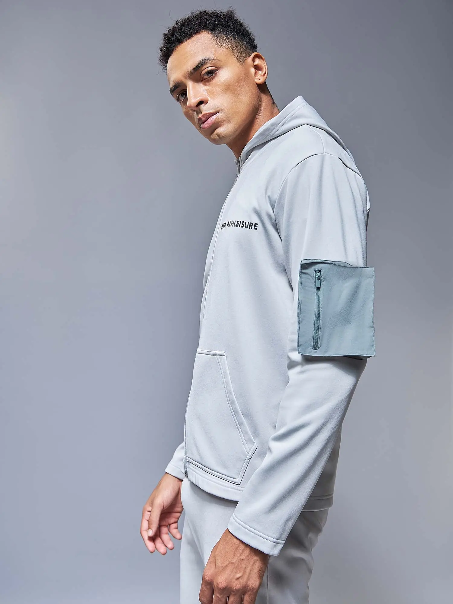 Light Grey Utility Jacket - Image 3