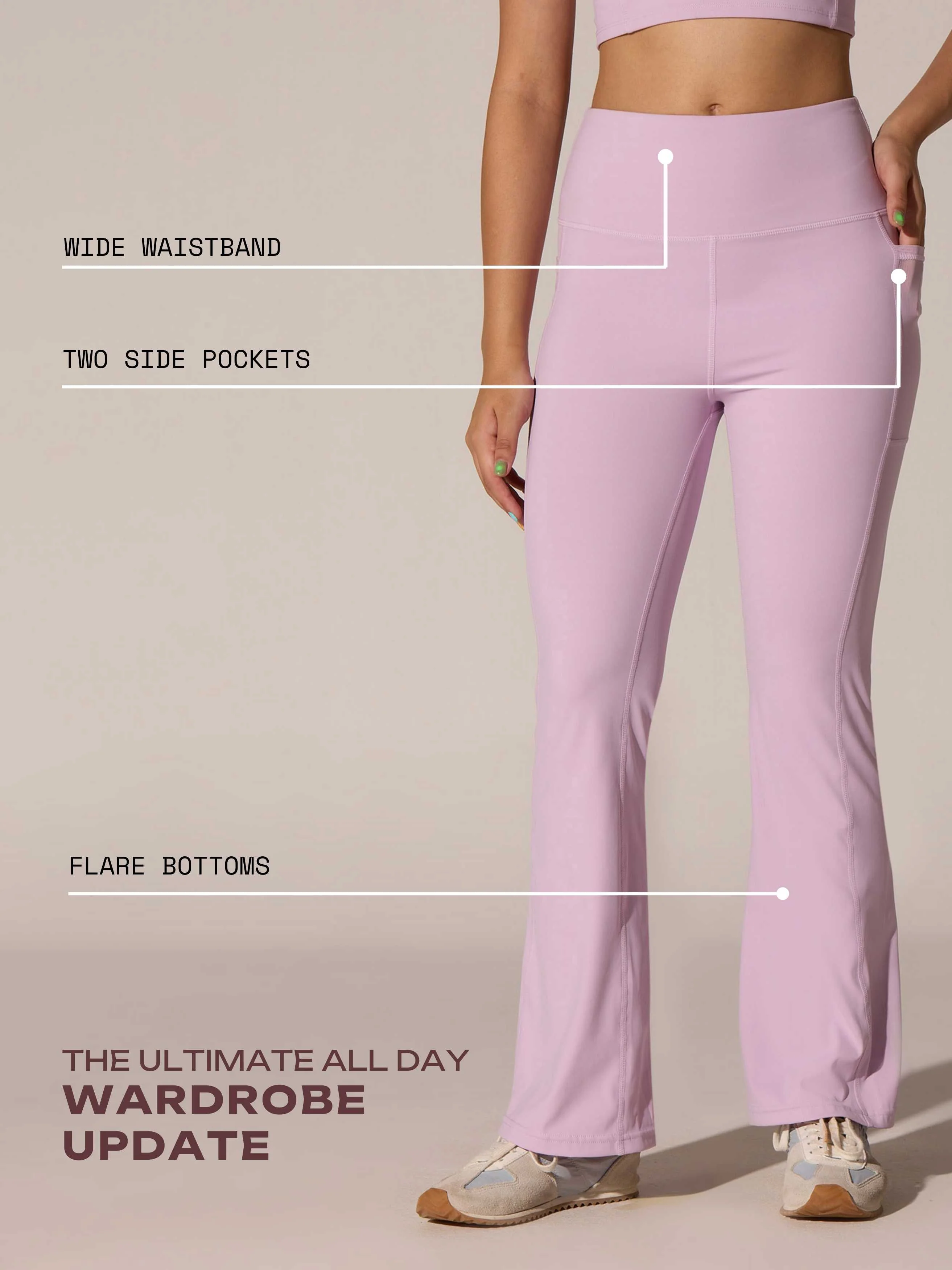 Lilac All-Day Flex Flare Pants - Image 7