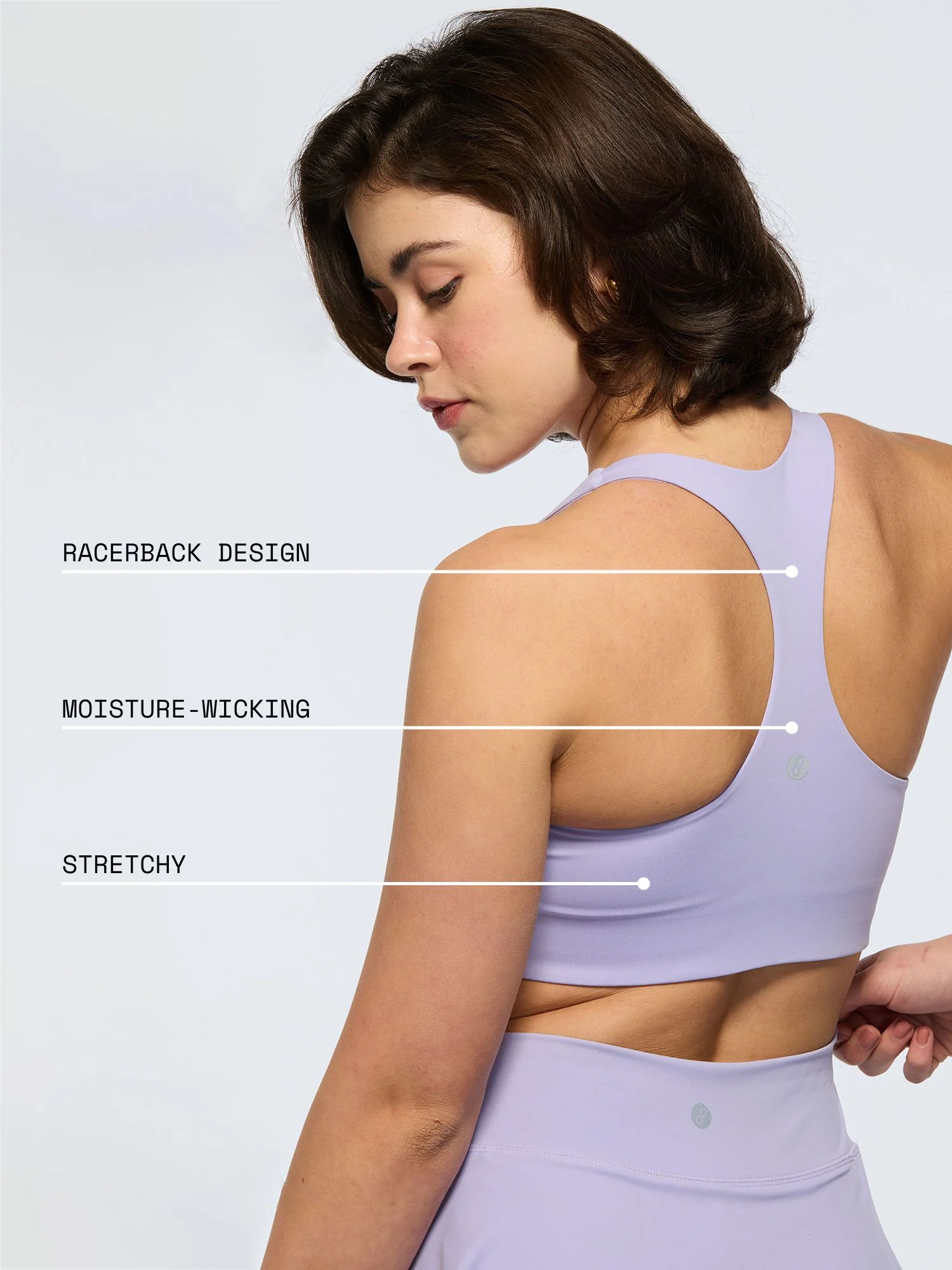 Lilac Ultra Support Sports Bra - Image 3