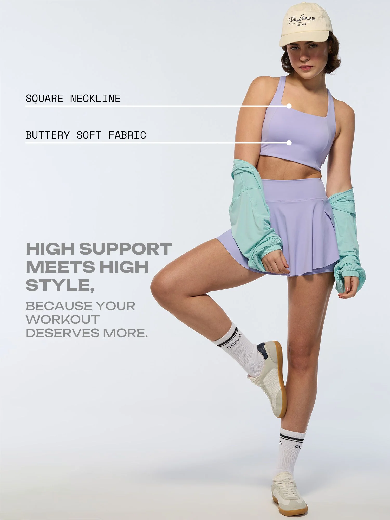Lilac Ultra Support Sports Bra - Image 4