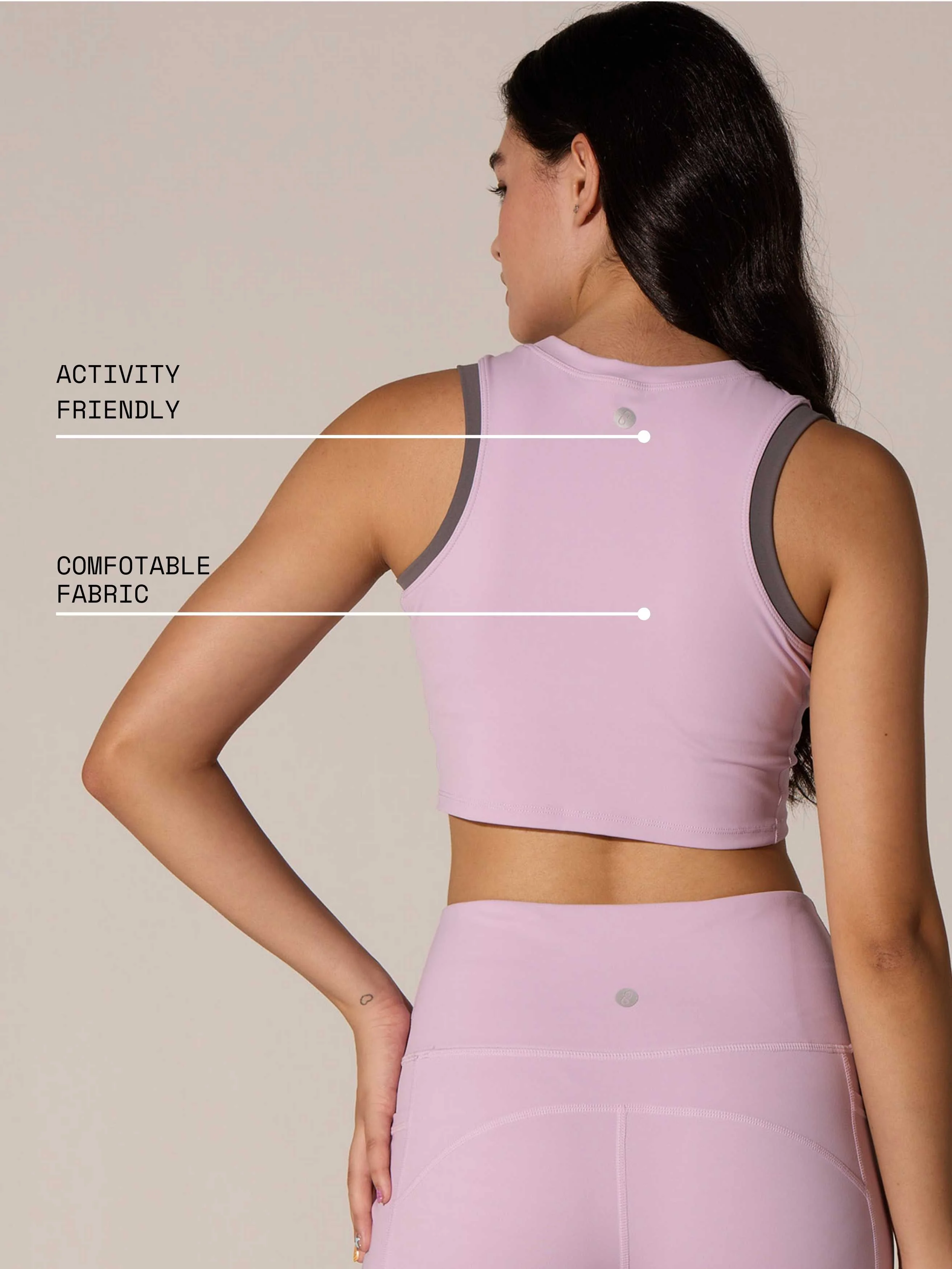 Lilac In-Vest Sports Bra - Image 8