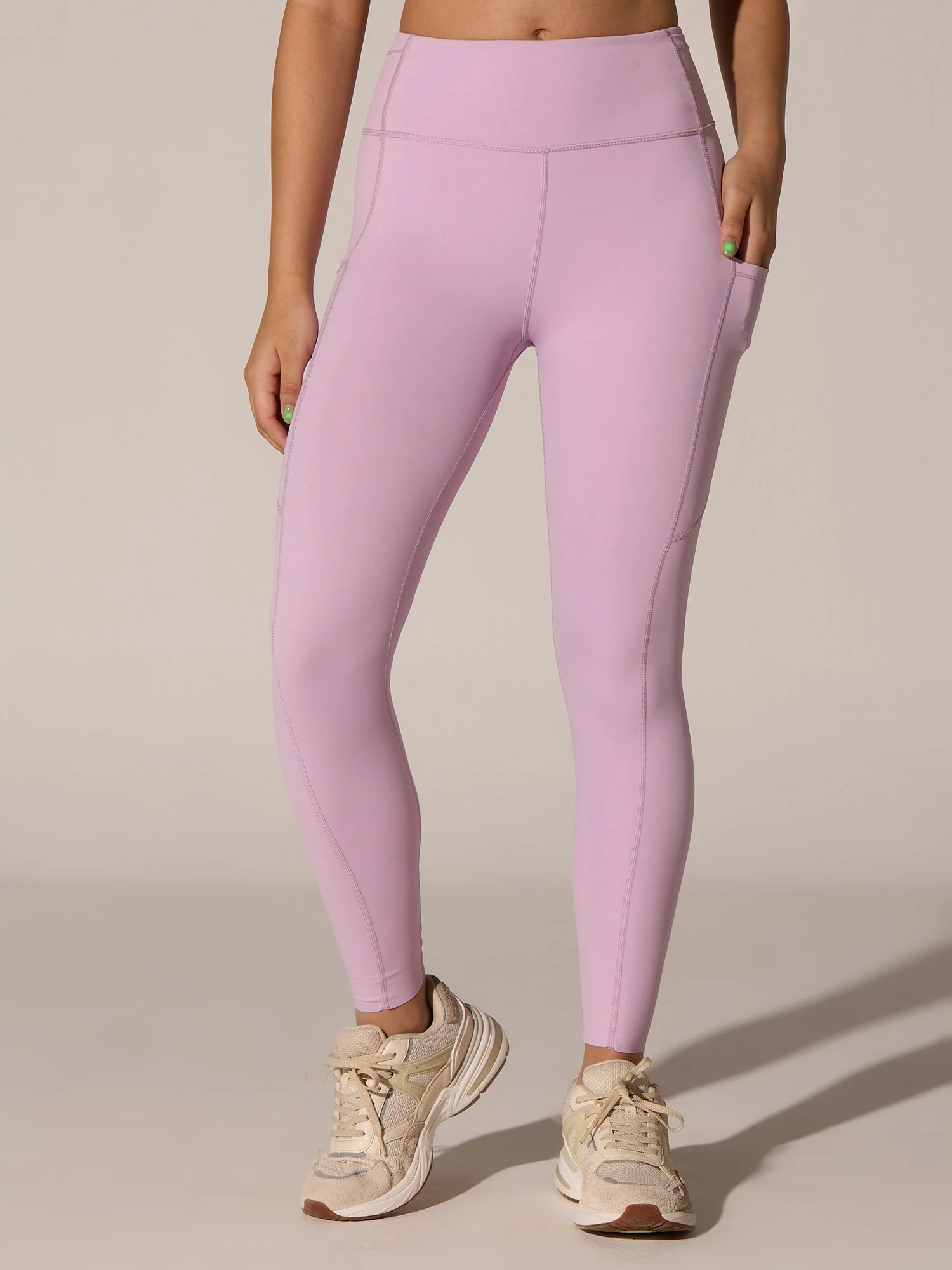 Lilac Septa Pocket Leggings - Image 3
