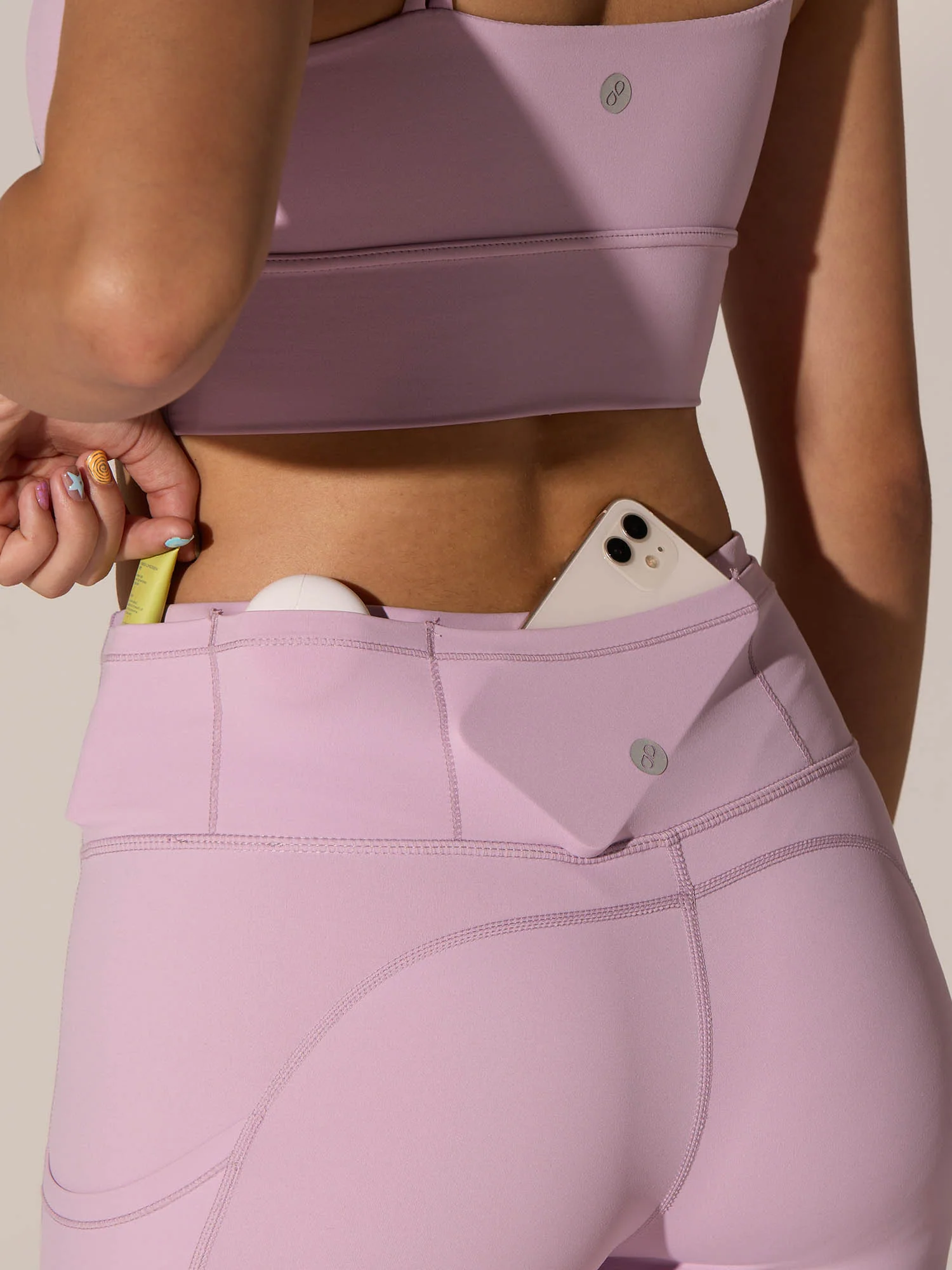 Lilac Septa Pocket Leggings - Image 6