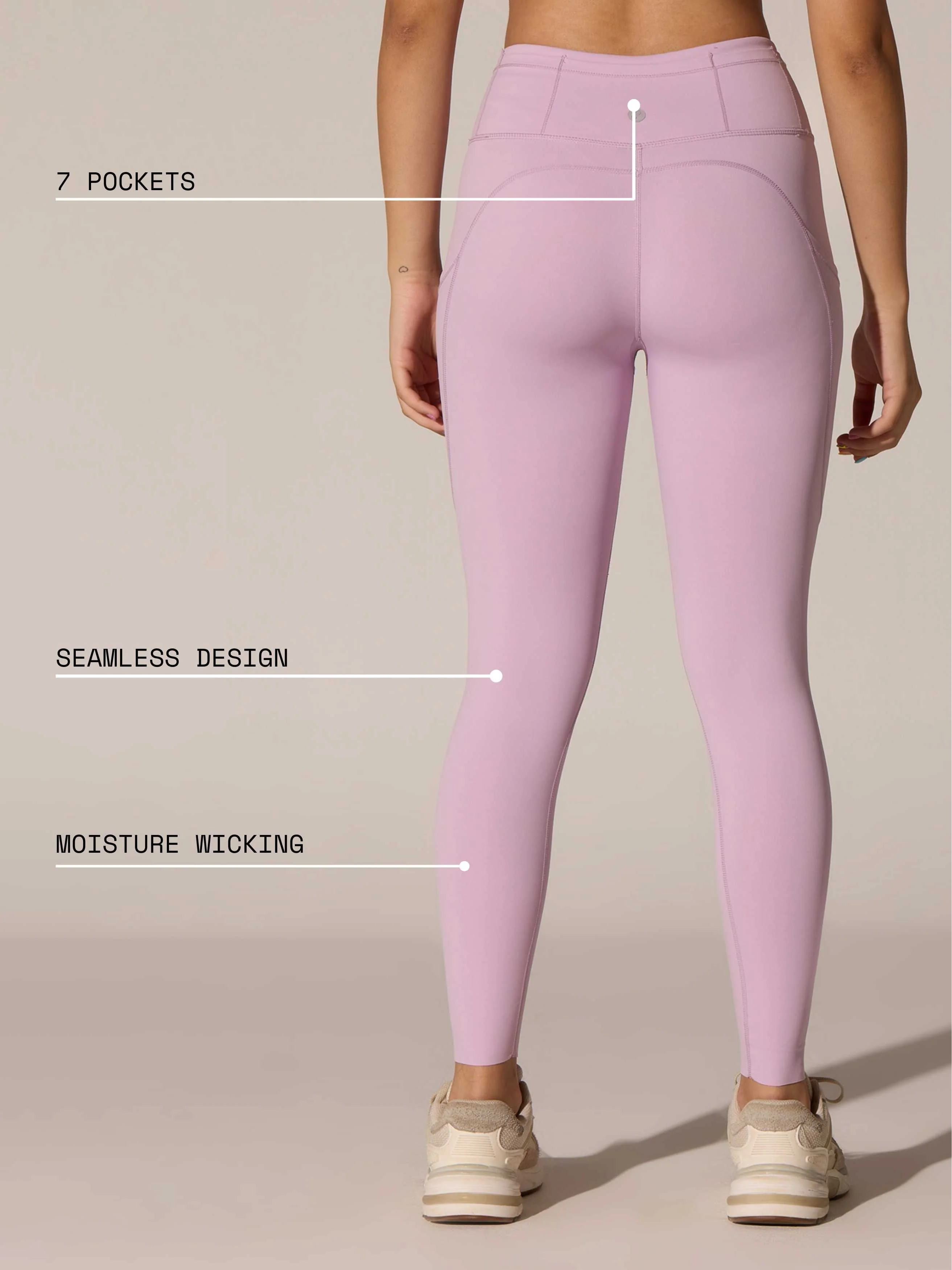 Lilac Septa Pocket Leggings - Image 8