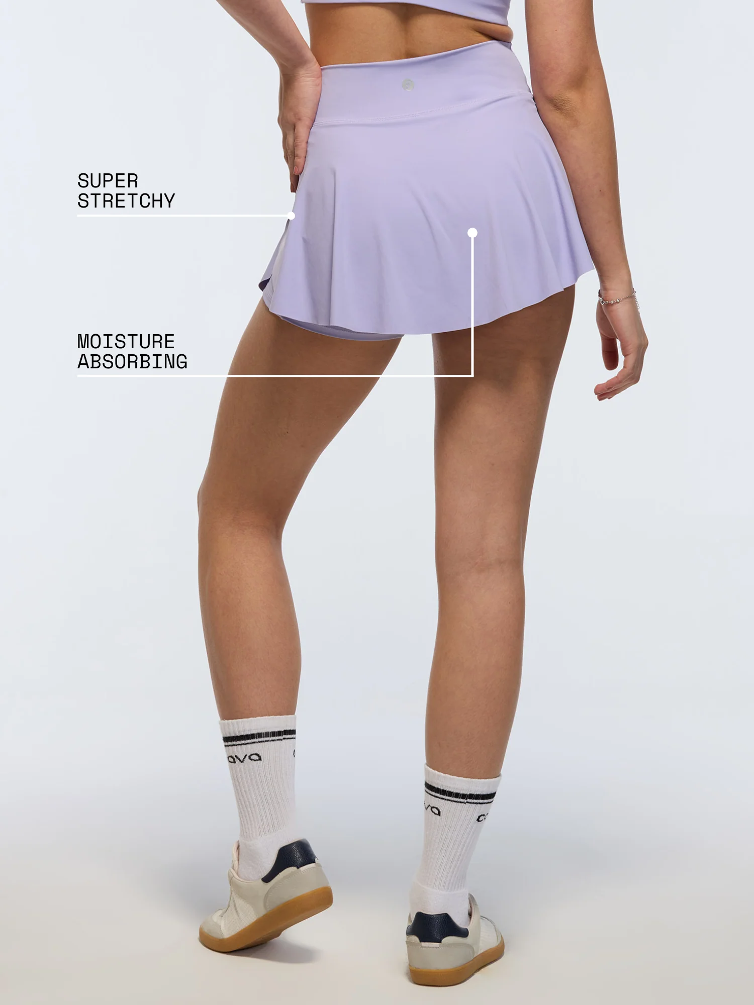 Lilac Swirl Tennis Skorts - Image 5