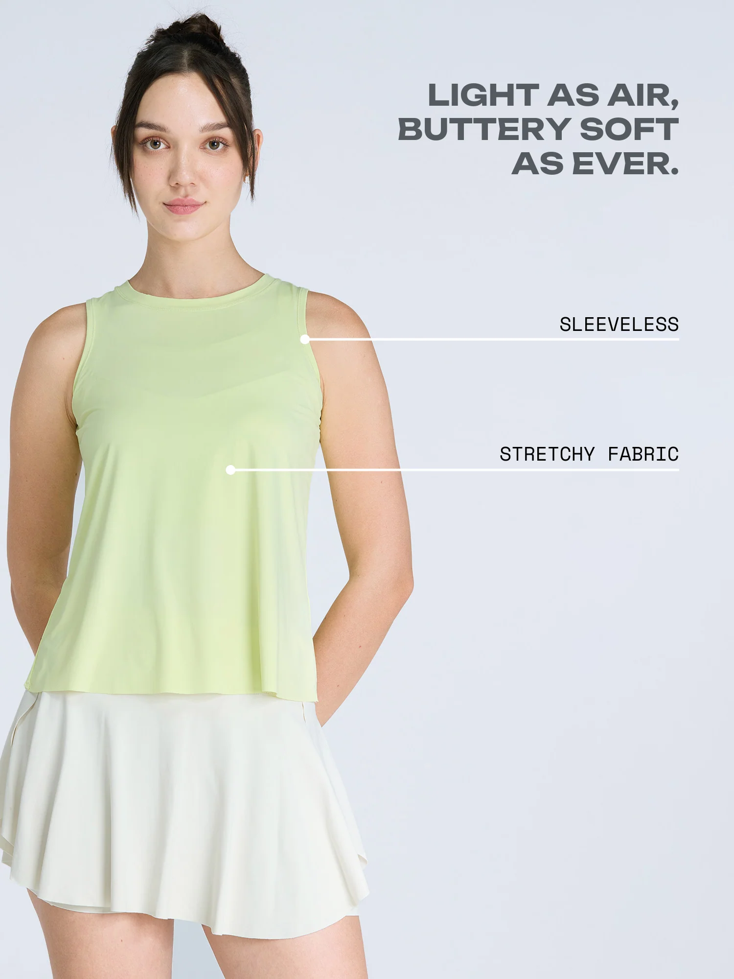 Lime Overlap Tank - Image 3